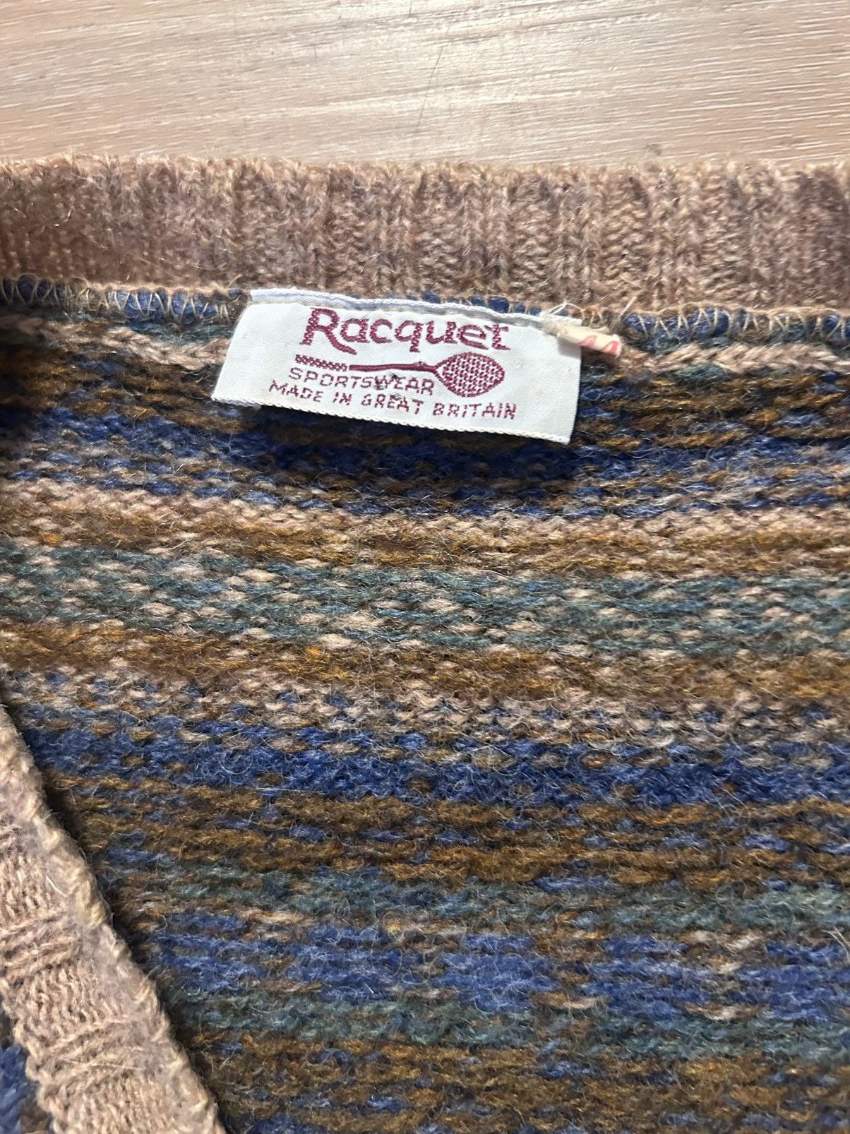 Other 1980s-1990s Racquet Sportswear Wool Sweater Vest Size US L / EU 52-54 / 3 - 3 Thumbnail