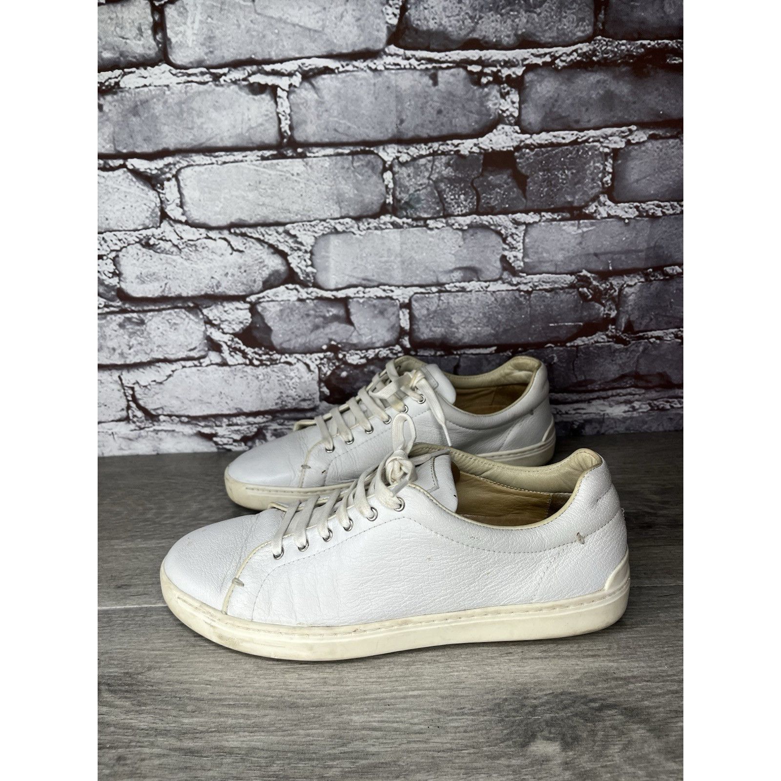 Rag & Bone $395 Rag & Bone Kent Lace Up Low White Leather Shoes Women S Size US 7.5 / IT 37.5 - 13 Thumbnail