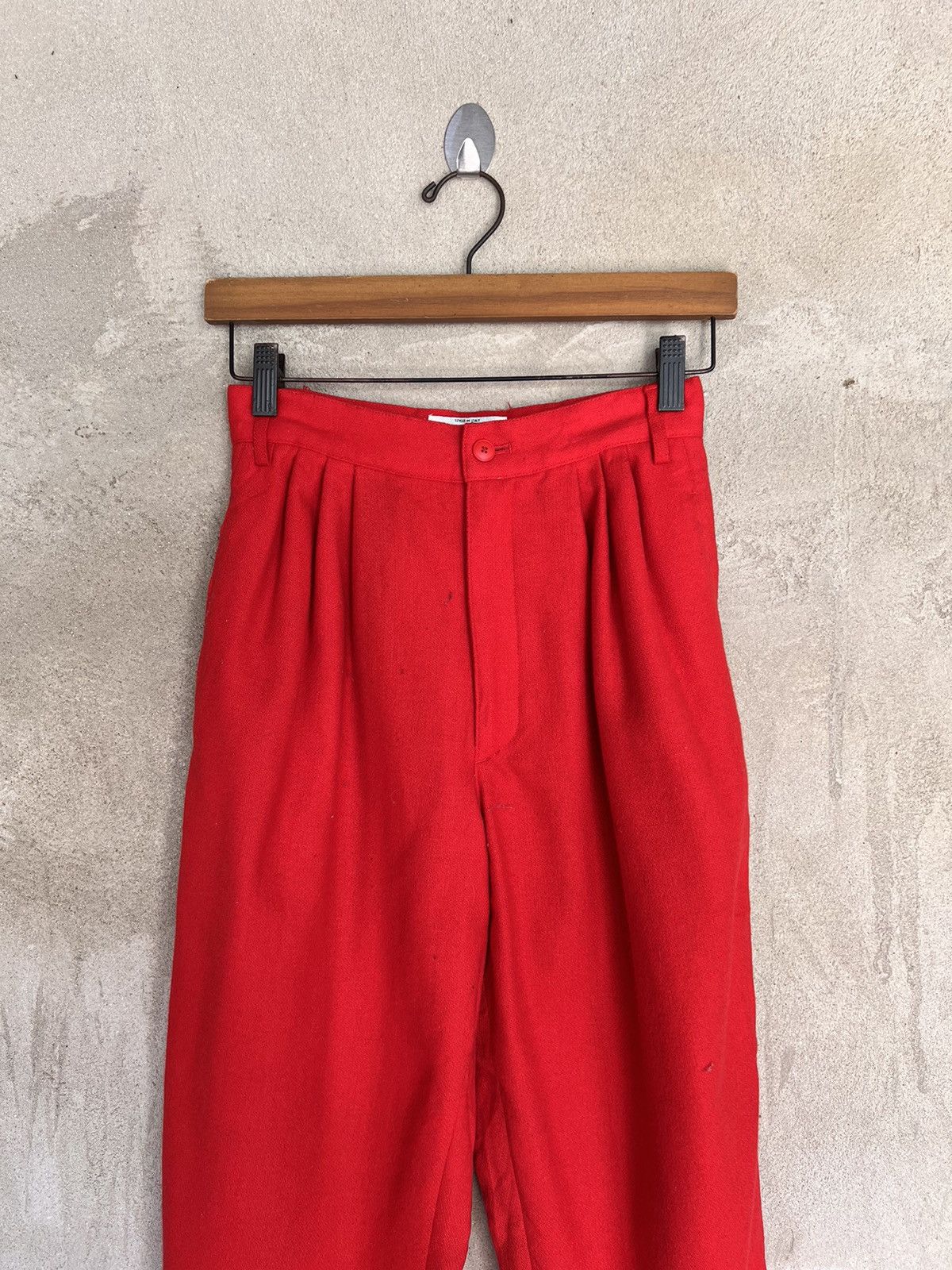 United Colors Of Benetton United Colors Of Benetton Wool Baggy Pant Size 25" / US 0 / IT 36 - 3 Thumbnail