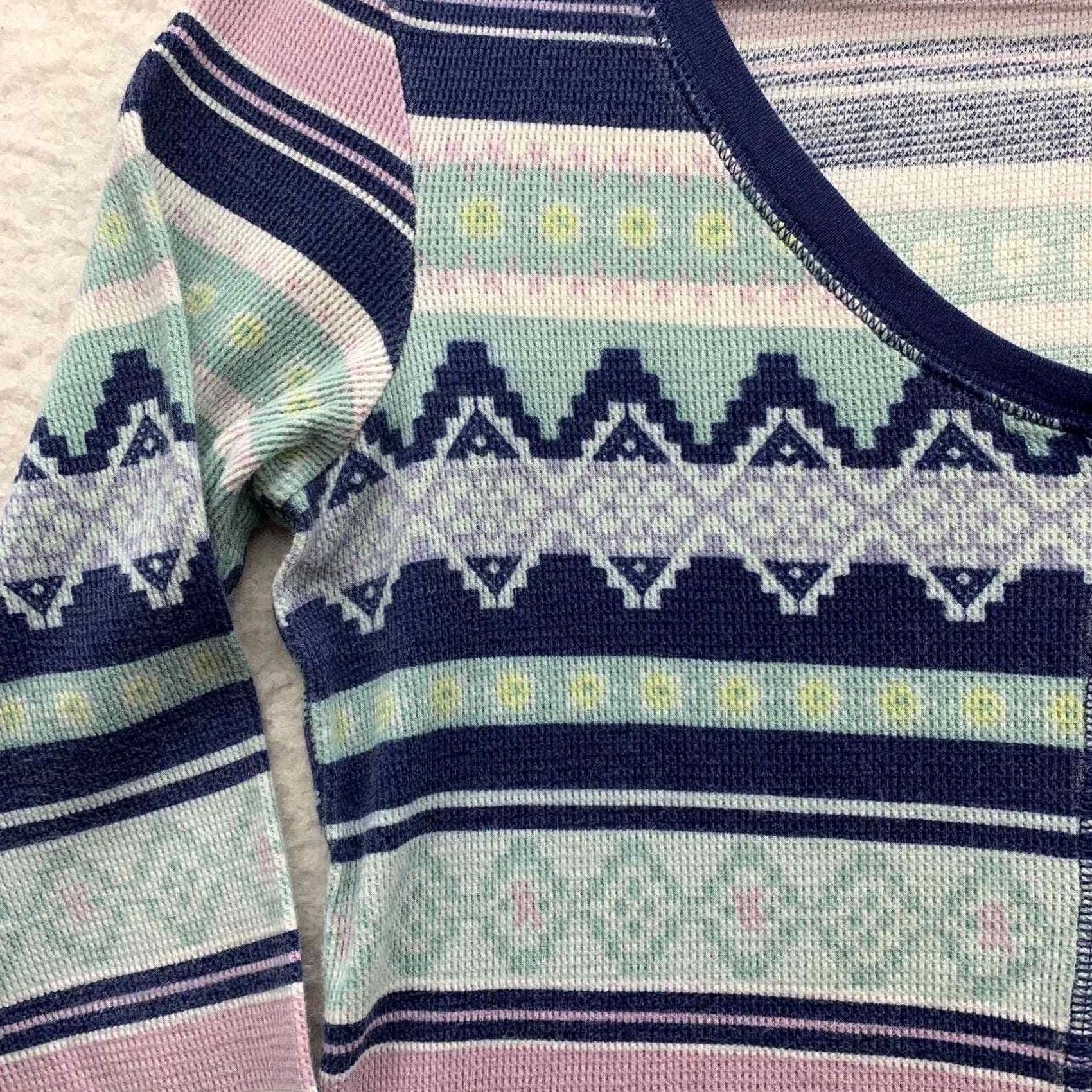 Victoria's Secret Victoria's Secret Sweater Shirt Womens M Lightweight Fairisle Scoopneck Size M / US 6-8 / IT 42-44 - 4 Thumbnail