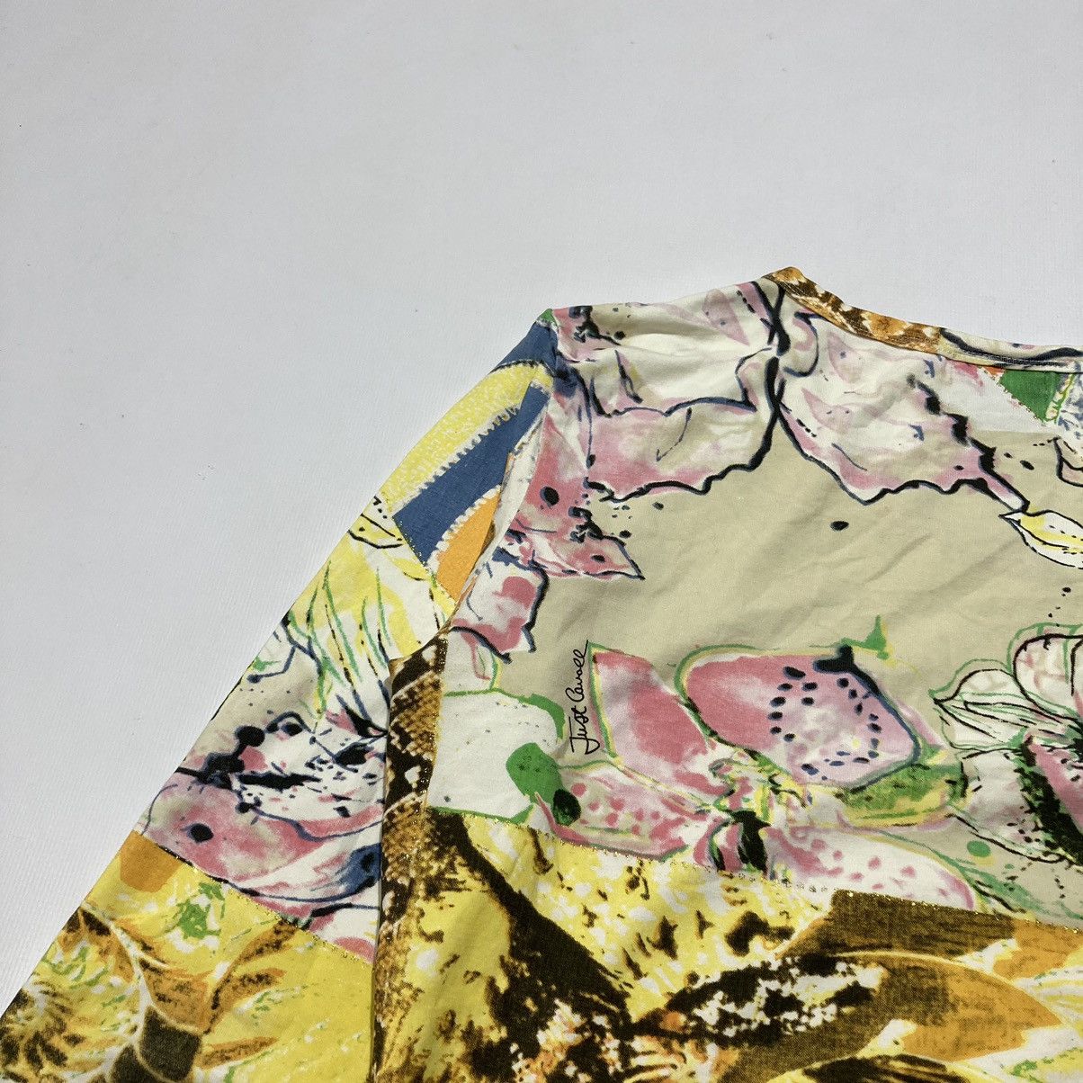 Roberto Cavalli Just Cavalli Abstract All Over Print Long Sleeve Shirt Size M / US 6-8 / IT 42-44 - 14 Thumbnail