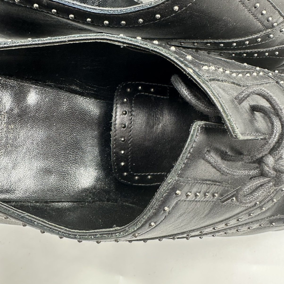 Saint Laurent Paris Saint Laurent Studded Oxford Shoes Size US 12.5 / EU 45-46 - 6 Thumbnail