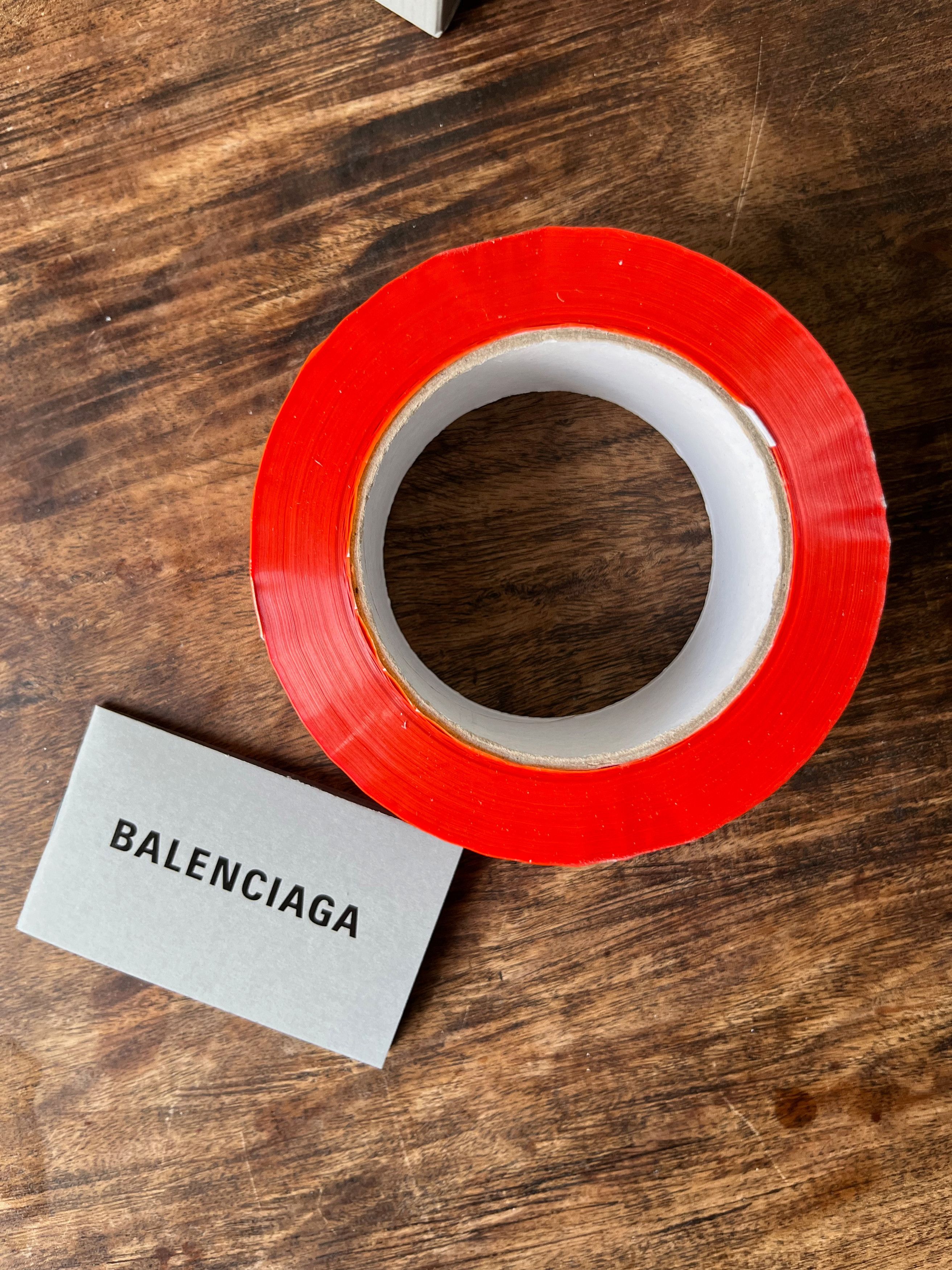 Balenciaga Balenciaga FW22 red packing tape object Size ONE SIZE - 5 Thumbnail