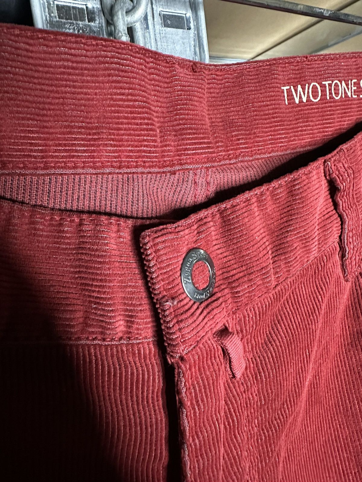 Ermenegildo Zegna Zegna Sport Corduroy Pants Tapered Fit Size 38 Two Tone Size US 38 / EU 54 - 8 Thumbnail