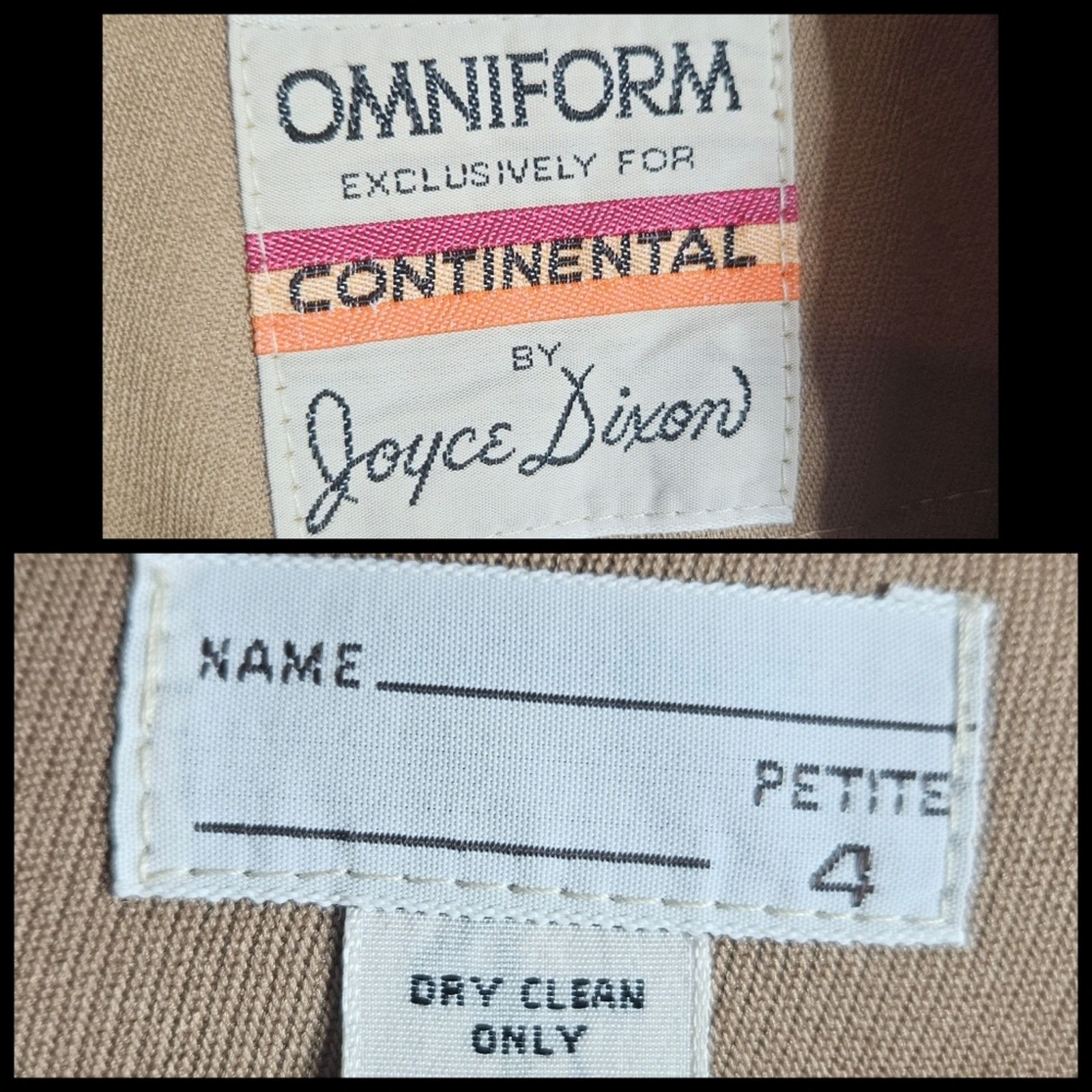 Vintage Omniform Continental Joyce Dixon Set, Trench, Blazer, Skirt Size 27" / US 4 / IT 40 - 7 Thumbnail