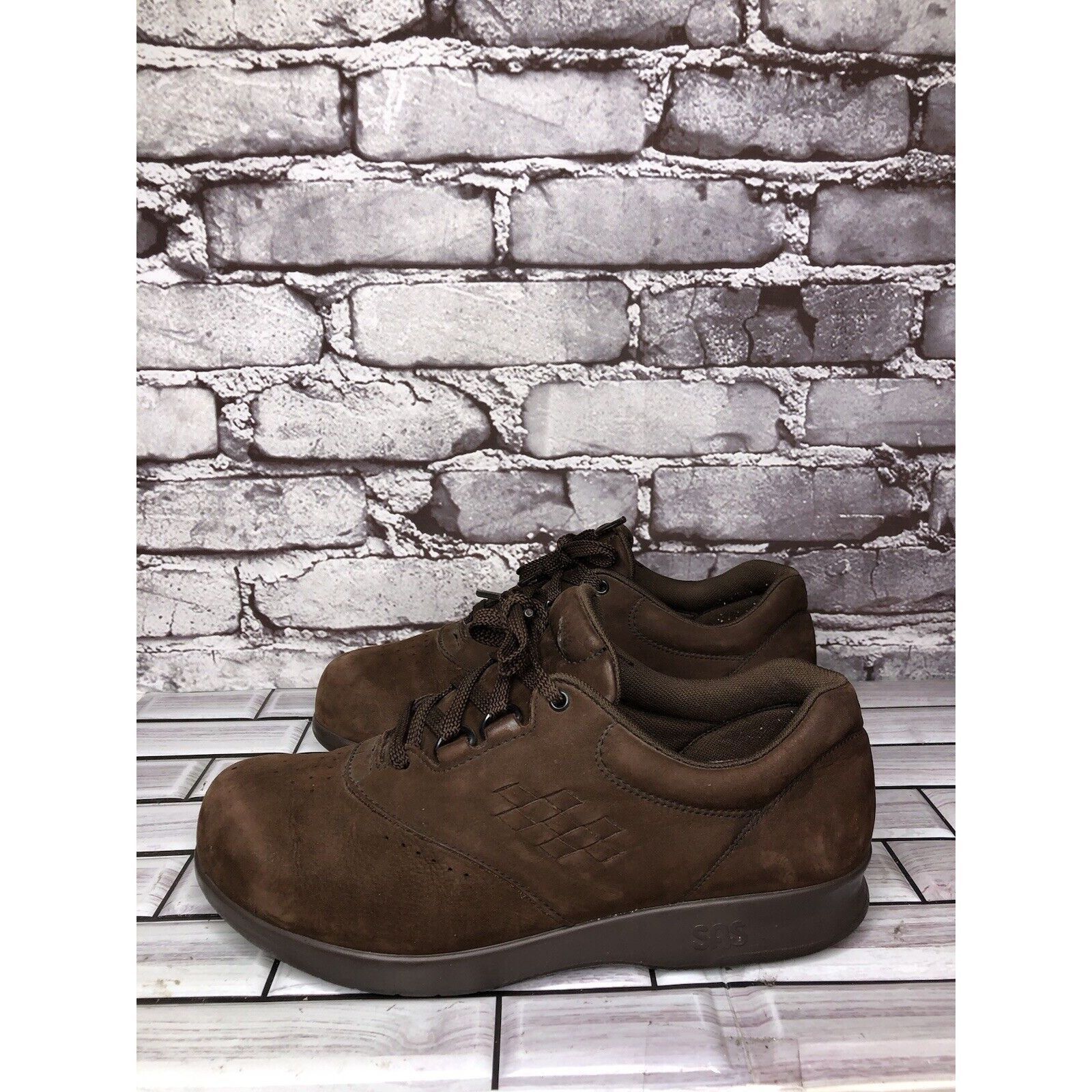 Other SAS Tripad Free Time Brown Suede Walking Lace Up Shoes Women Size US 7 / IT 37 - 14 Thumbnail