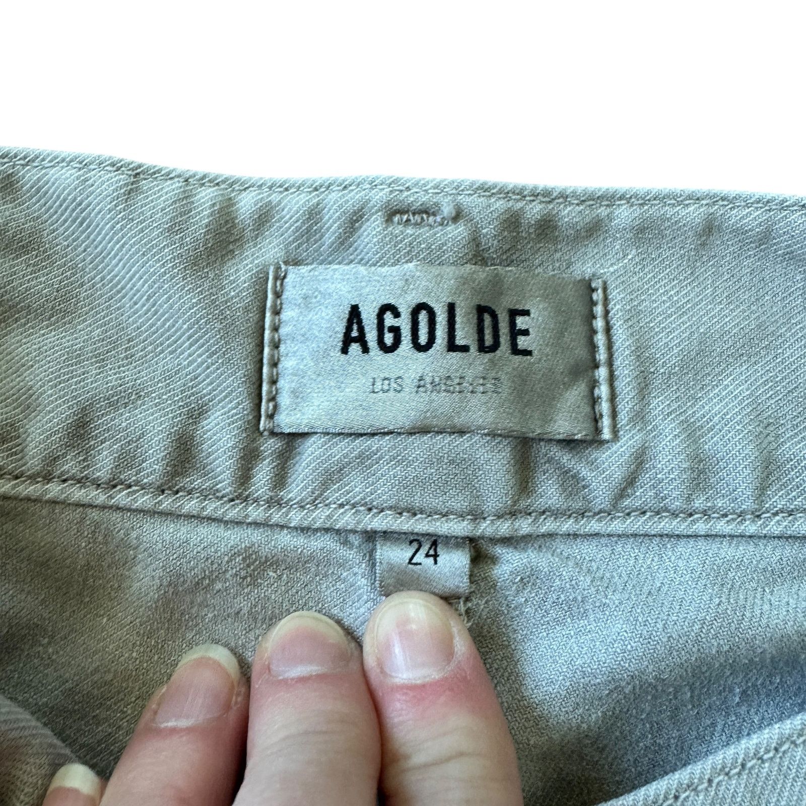 Agolde AGOLDE Kai Cargo Pants Edamame Surplus Green Size 24" / US 00 / IT 34 - 4 Thumbnail