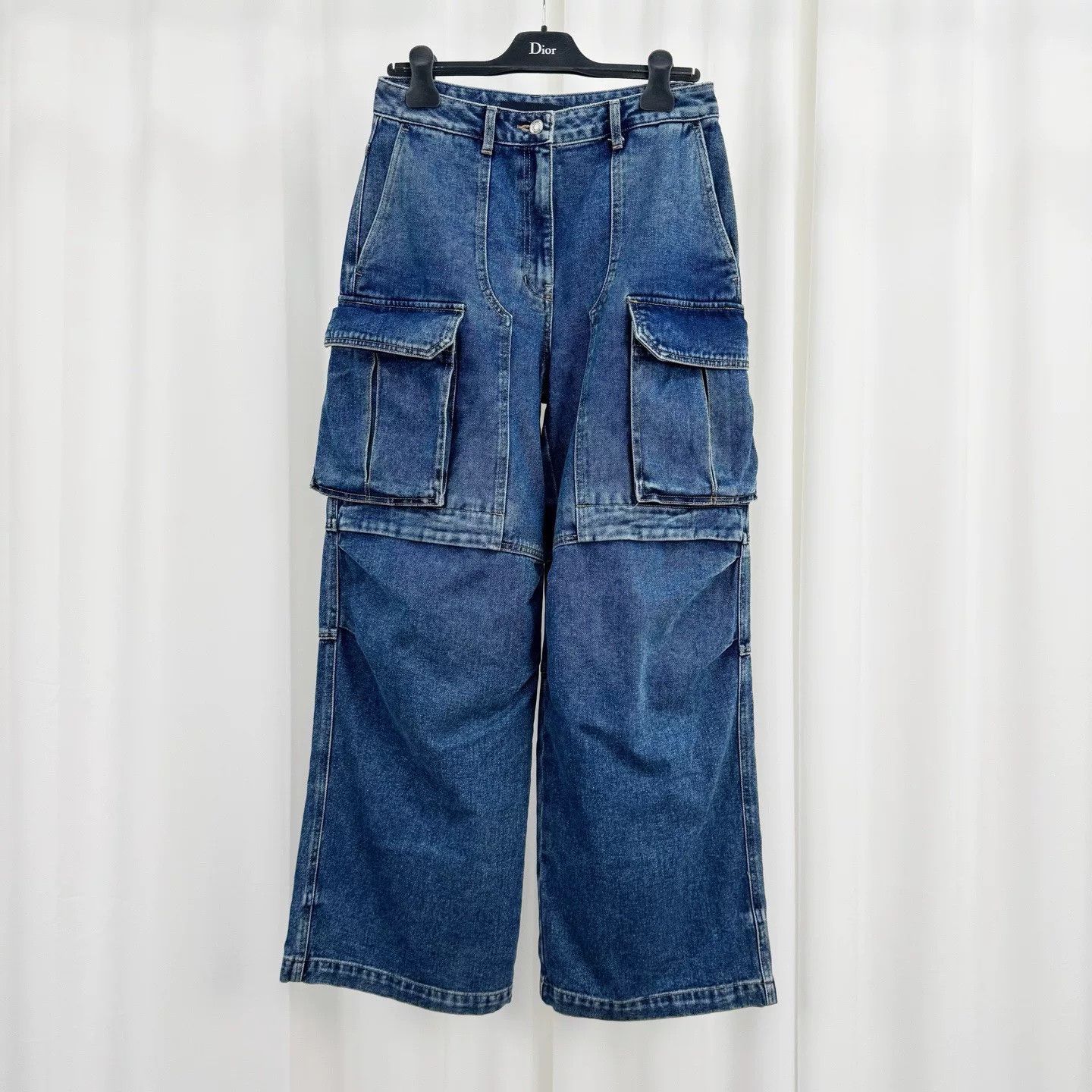 Juun.J Juun.J Large Pocket Washed Jeans Size US 27 - 1 Thumbnail