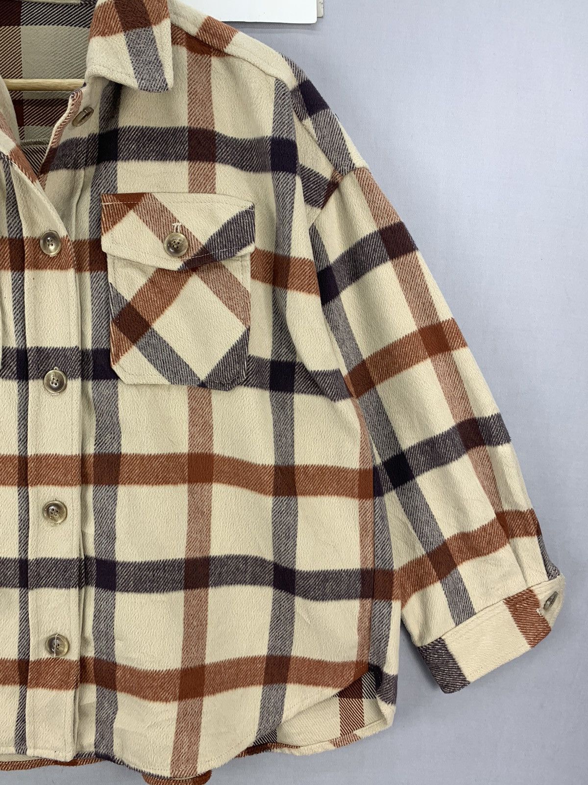 CPO Cepo Work & Military Plaid CPO Flannel Jacket Size US XL / EU 56 / 4 - 6 Thumbnail