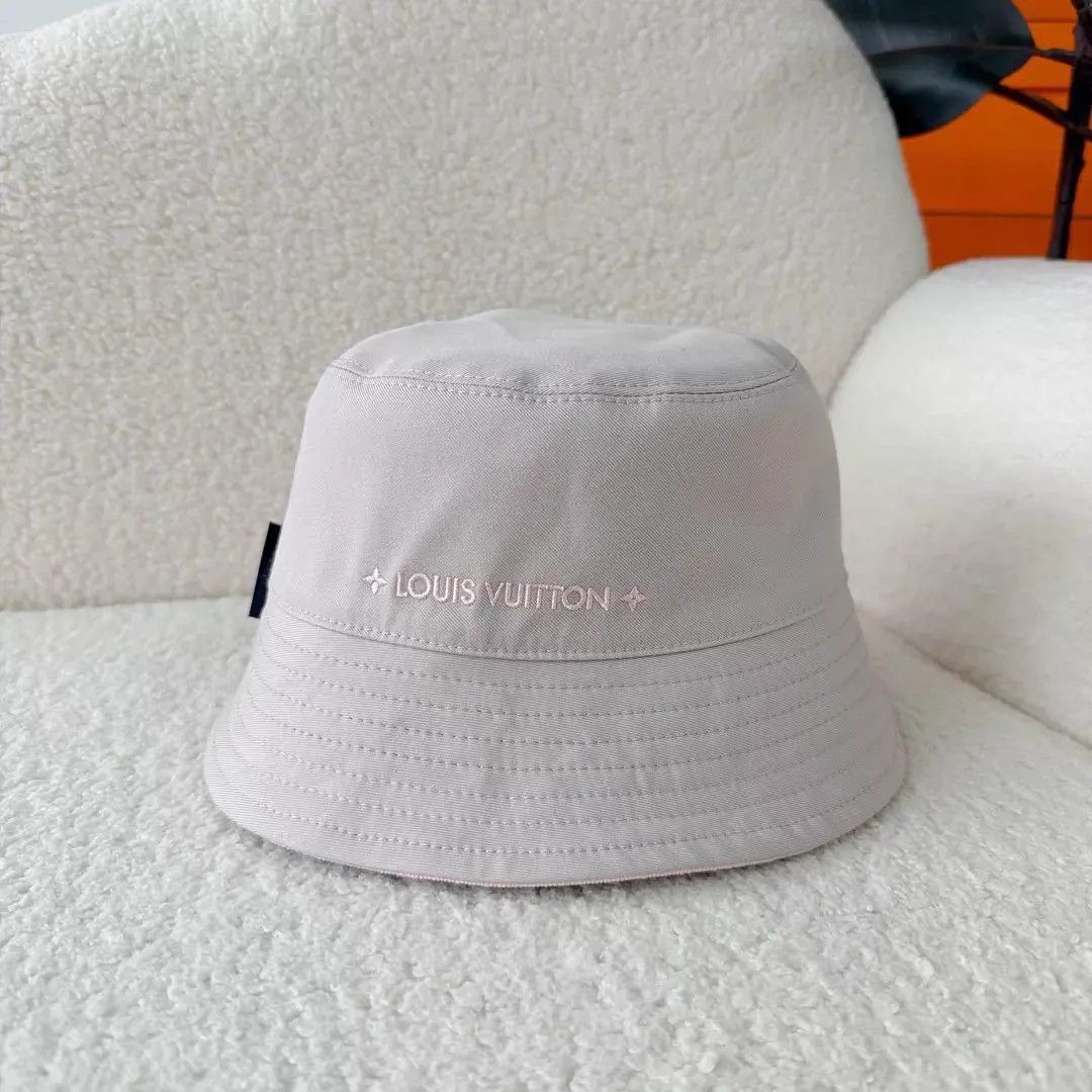 Louis Vuitton Louis Vuitton pink 2-sided monogram bucket hat Size ONE SIZE - 2 Thumbnail