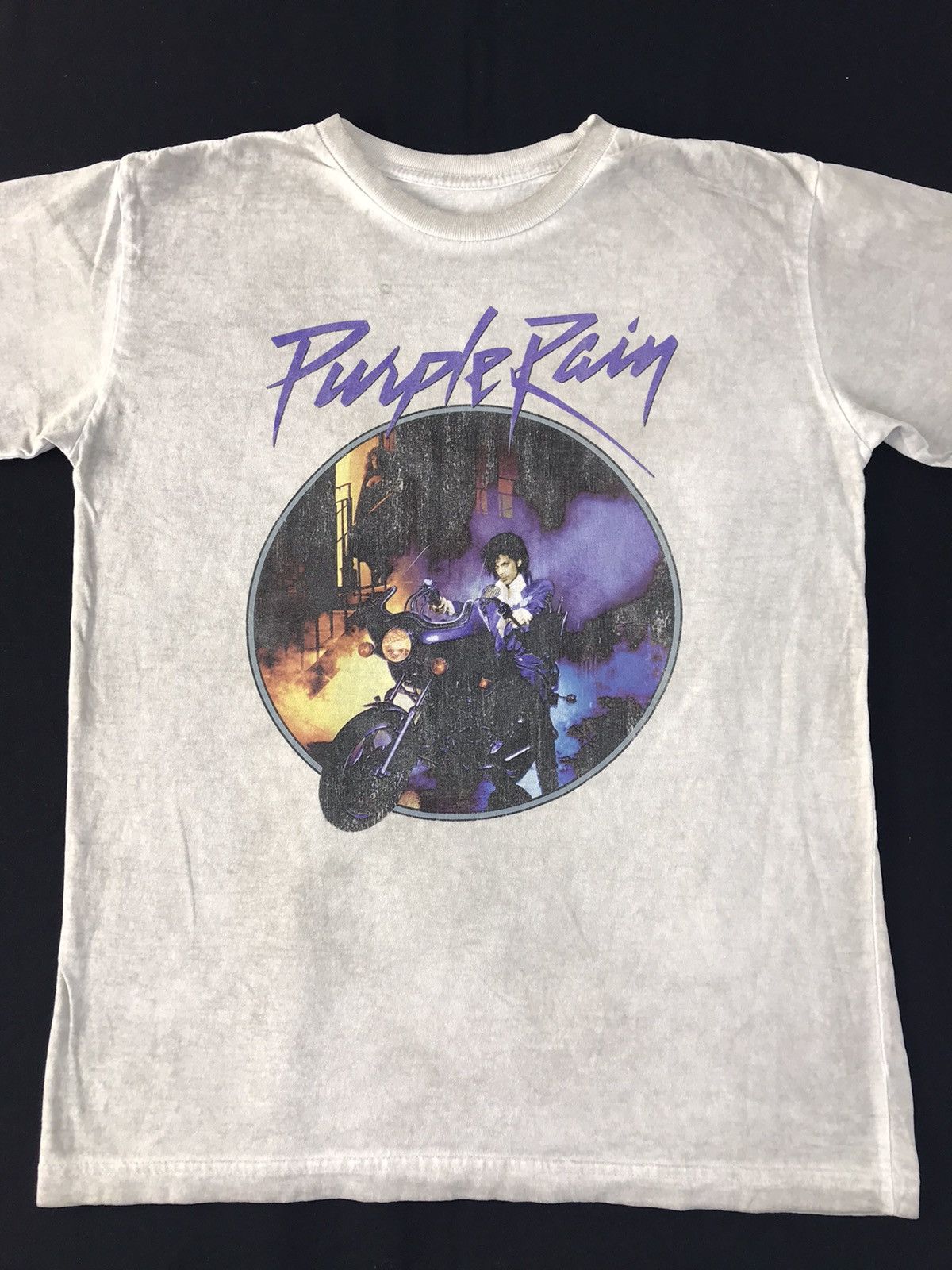 Vintage Purple Rain American Singer Sixth Album Big Bike Logo Tee Size US M / EU 48-50 / 2 - 3 Thumbnail