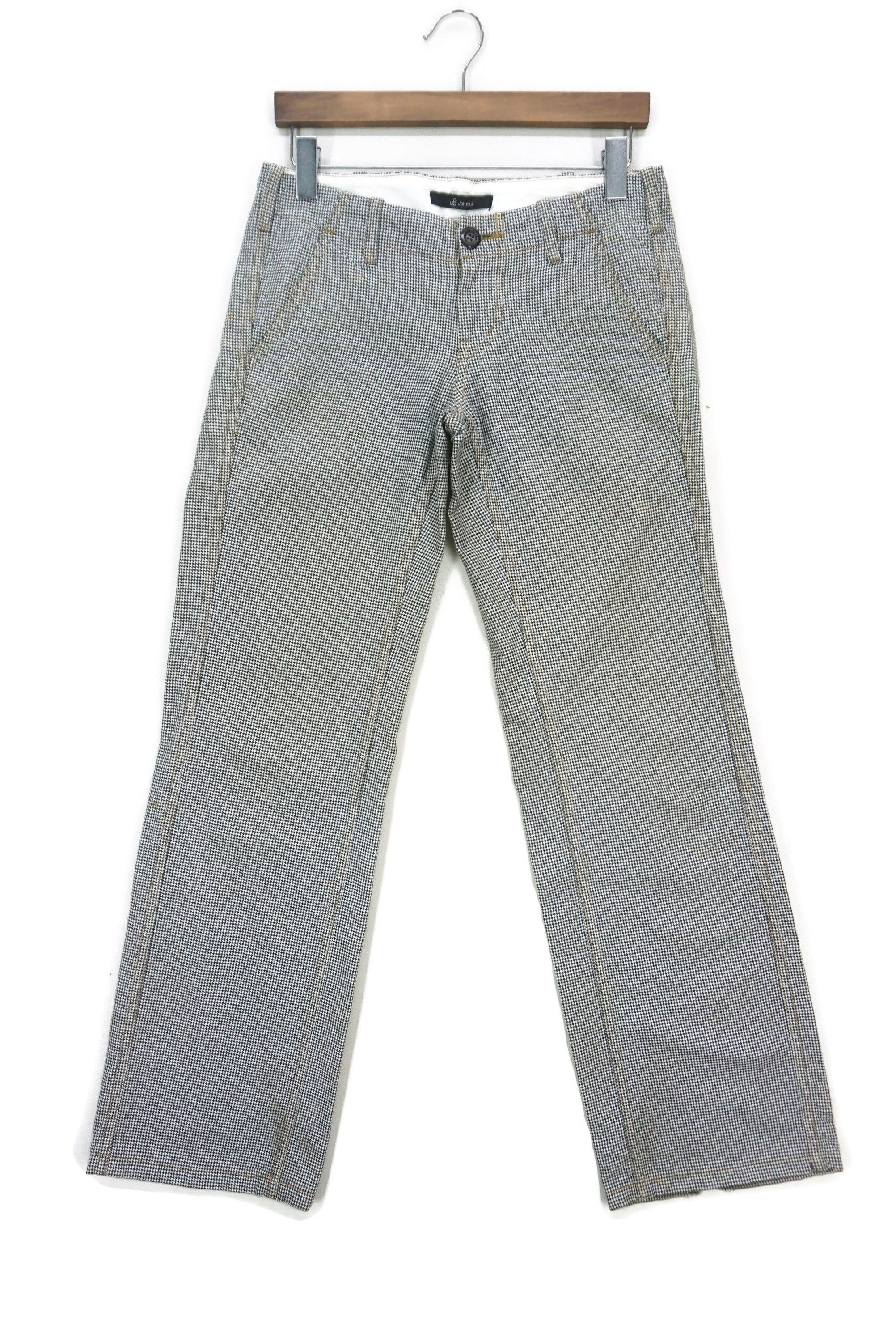 Japanese Brand John Bull Pants Size W30xL31.5 Low Rise Workwear Houndstooth Size US 30 / EU 46 - 1 Thumbnail