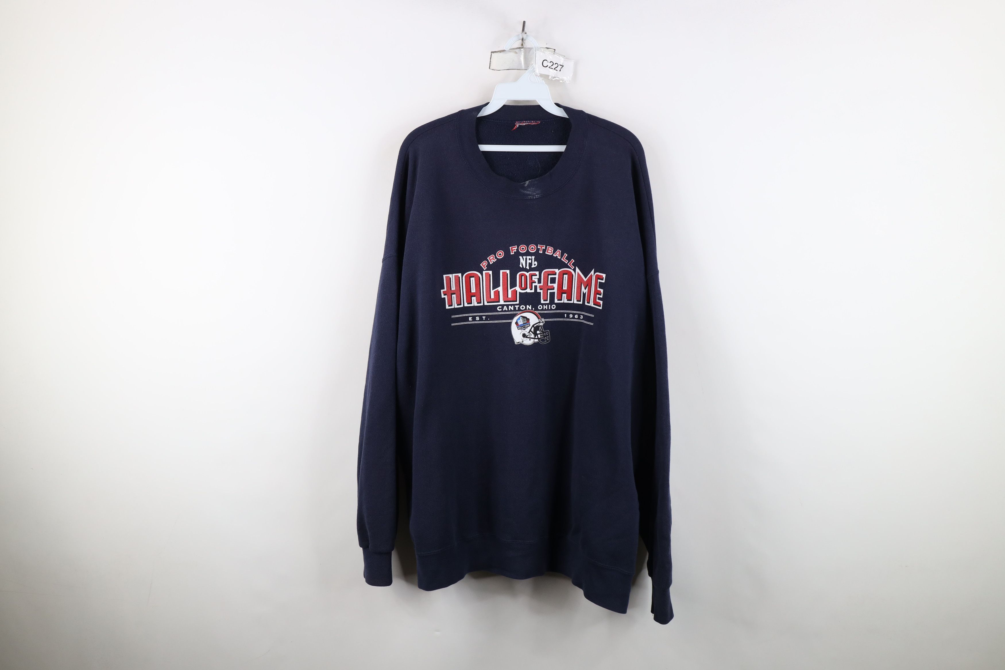 Vintage Vintage 90s Pro Football Hall of Fame Crewneck Sweatshirt Size US XXL / EU 58 / 5 - 1 Thumbnail