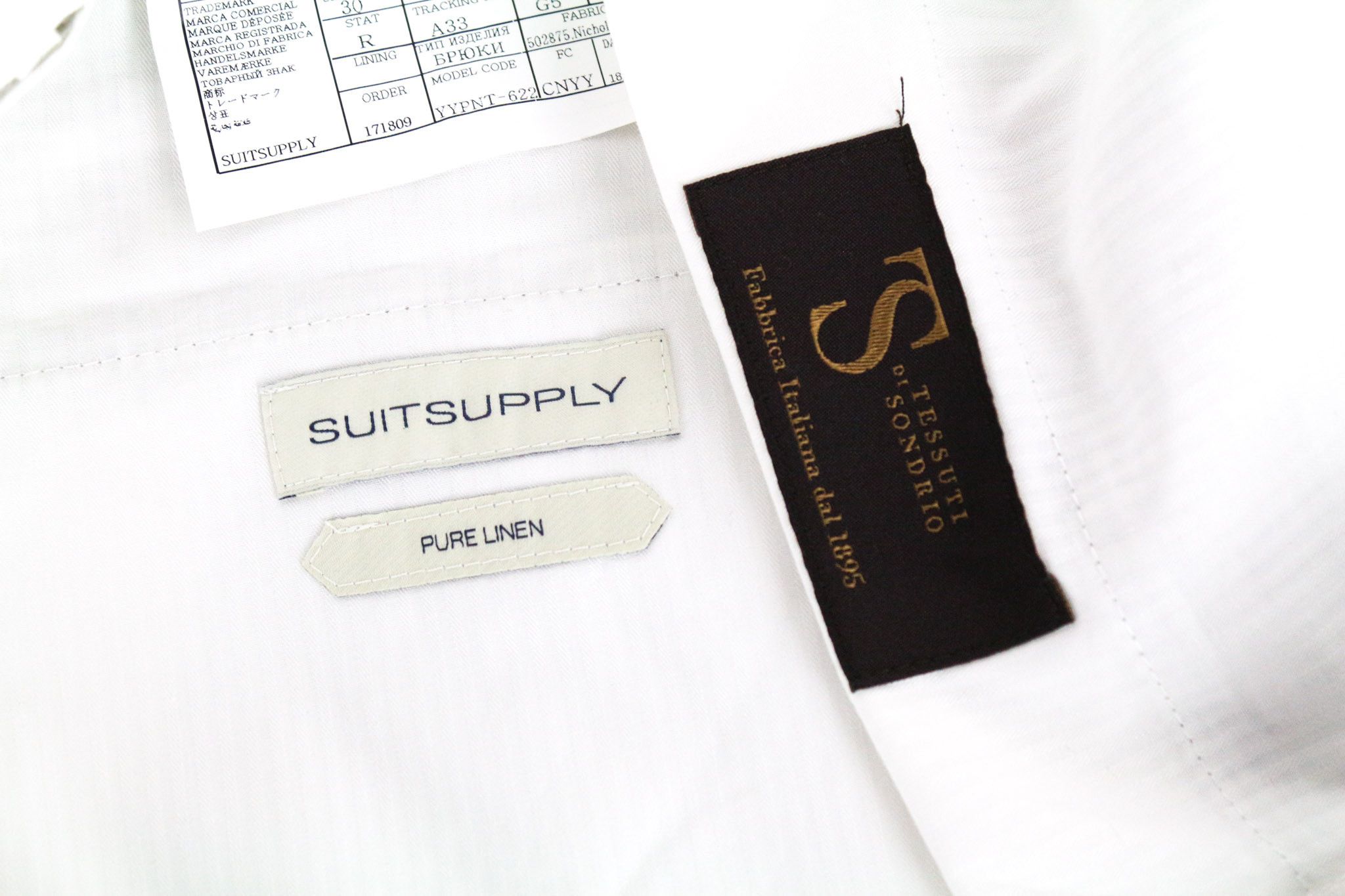 Suitsupply FERRARA UK36R Patterned Linen Waistcoat Suit 73310 Size 36R - 14 Thumbnail