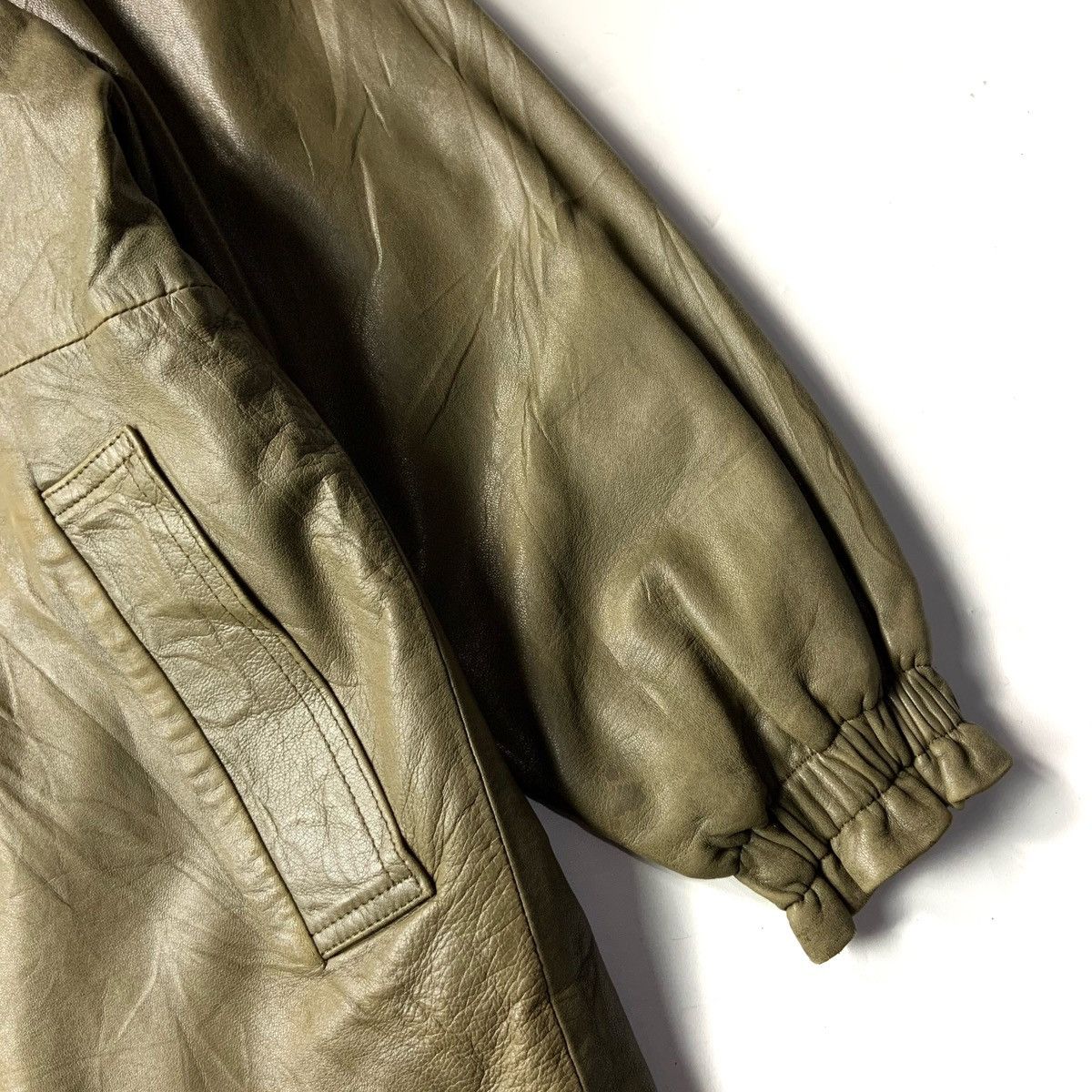 Christian Dior Monsieur × Vintage Vintage Chritian Dior Sports Leather Jackets Size US L / EU 52-54 / 3 - 4 Thumbnail