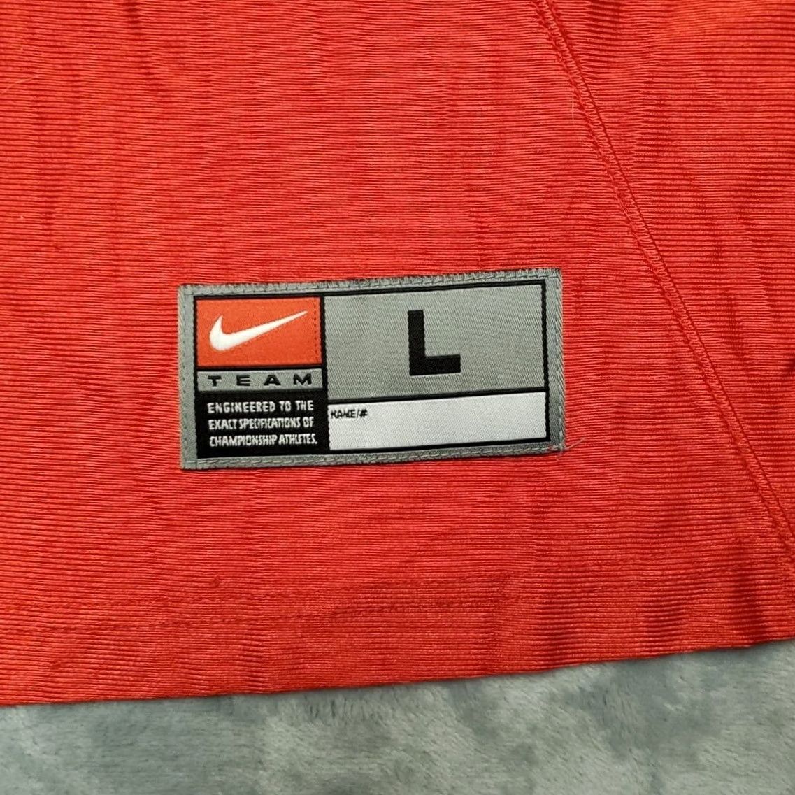 Nike VINTAGE Nike Team Jersey Womens L Red Knights Basketball V Neck Athletic Warm Up Size L / US 10 / IT 46 - 2 Thumbnail