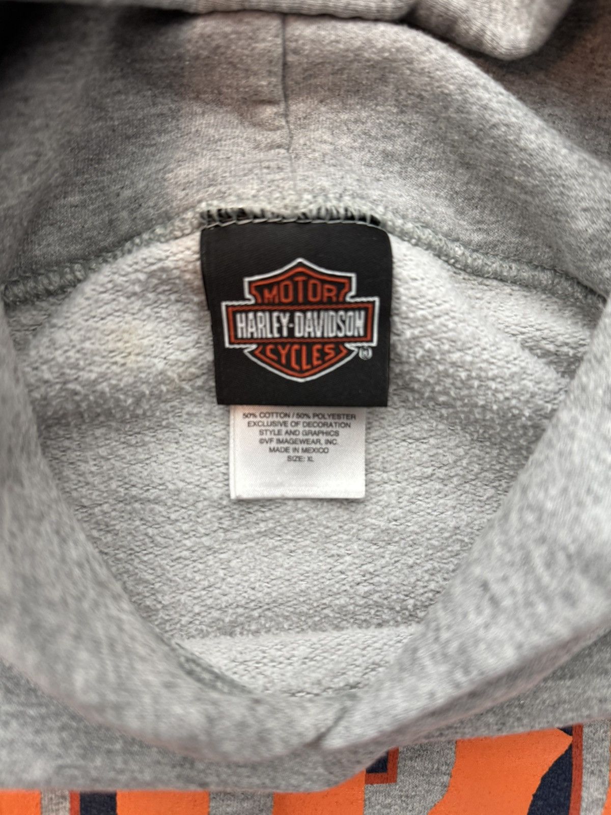 Harley Davidson Y2K Harley Davidson all over print hoodie with back print Size US XL / EU 56 / 4 - 3 Thumbnail