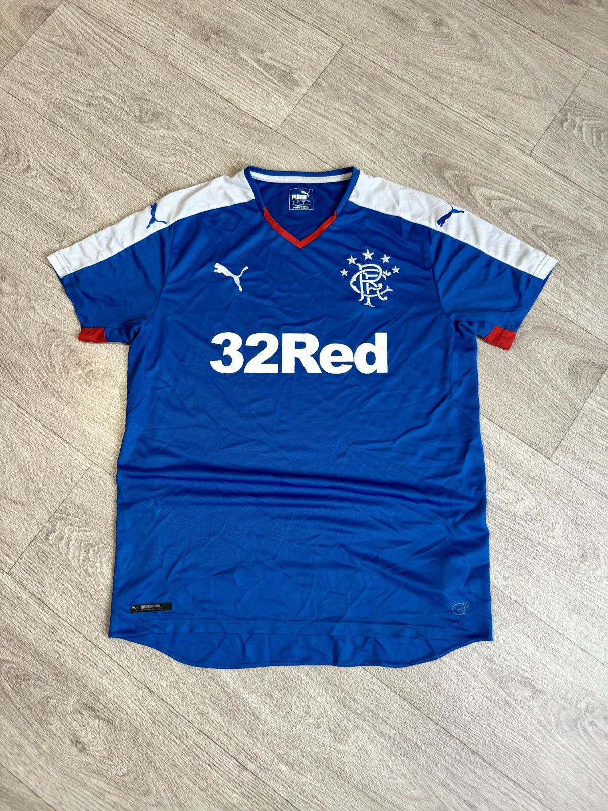 Puma 🔷Puma Glasgow Rangers 2015/16 Soccer jersey🔷 Size US L / EU 52-54 / 3 - 1 Thumbnail