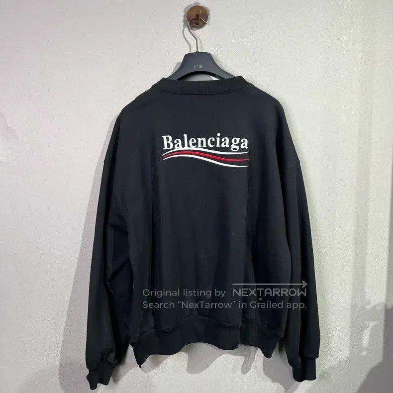 Balenciaga Balenciaga Black Coke Wave Embroidery Logo Hoodie Size US L / EU 52-54 / 3 - 2 Thumbnail