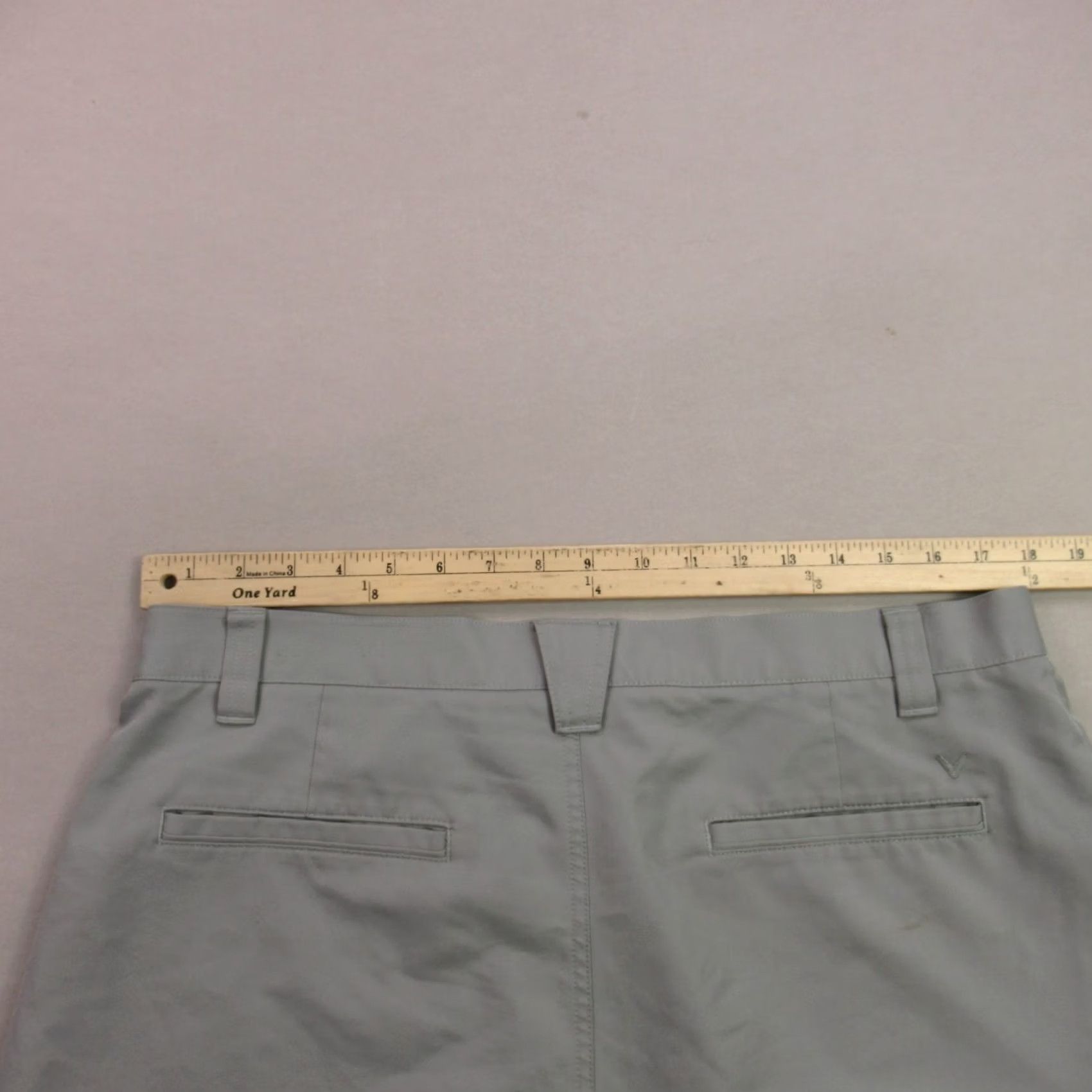 Callaway Callaway Shorts Mens 36 Gray Pockets Button Lightweight Outdoors Chino Size US 36 / EU 52 - 5 Thumbnail