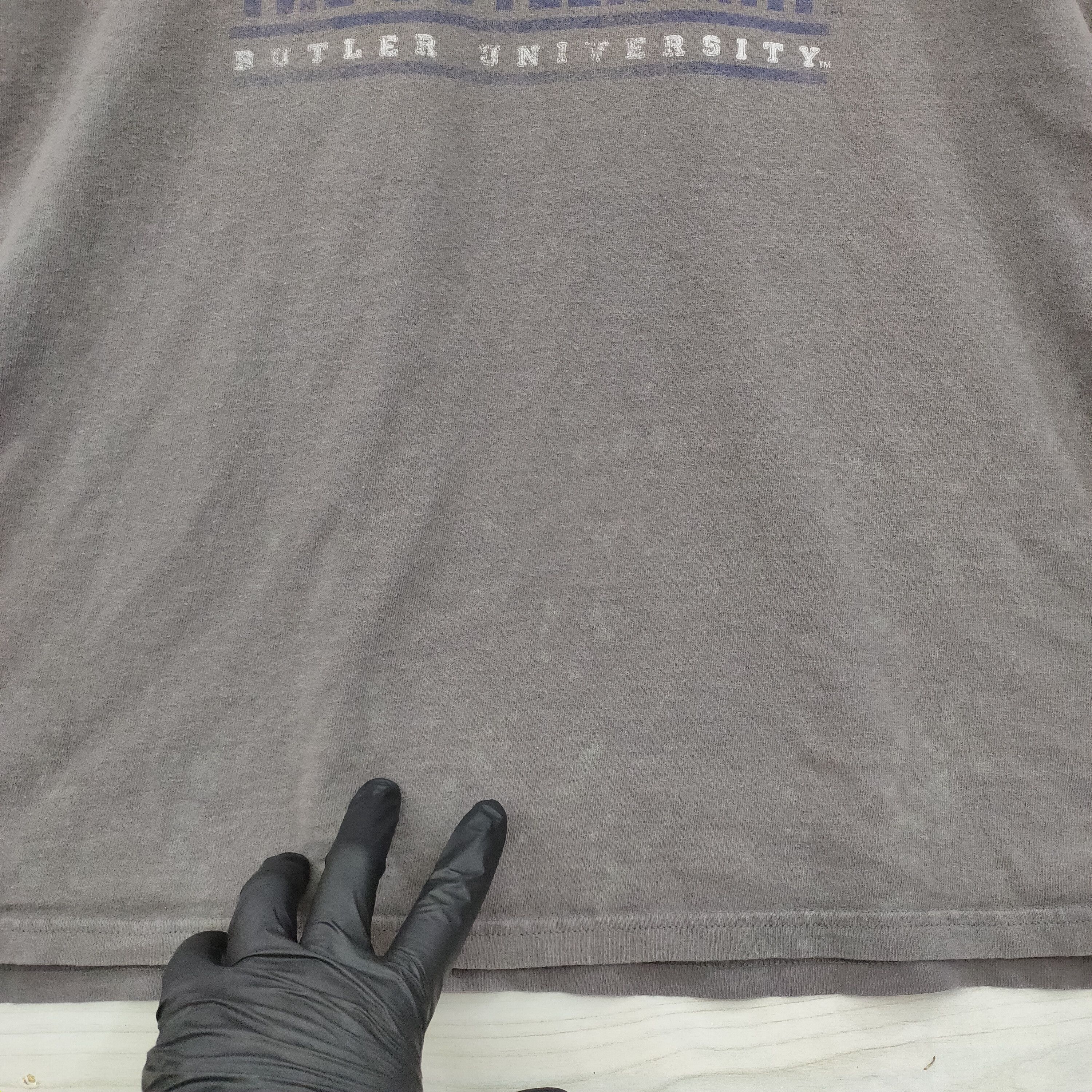 Vintage 90s Butler University Tee Vintage Butler Bulldogs T-shirt Size US XXL / EU 58 / 5 - 6 Thumbnail
