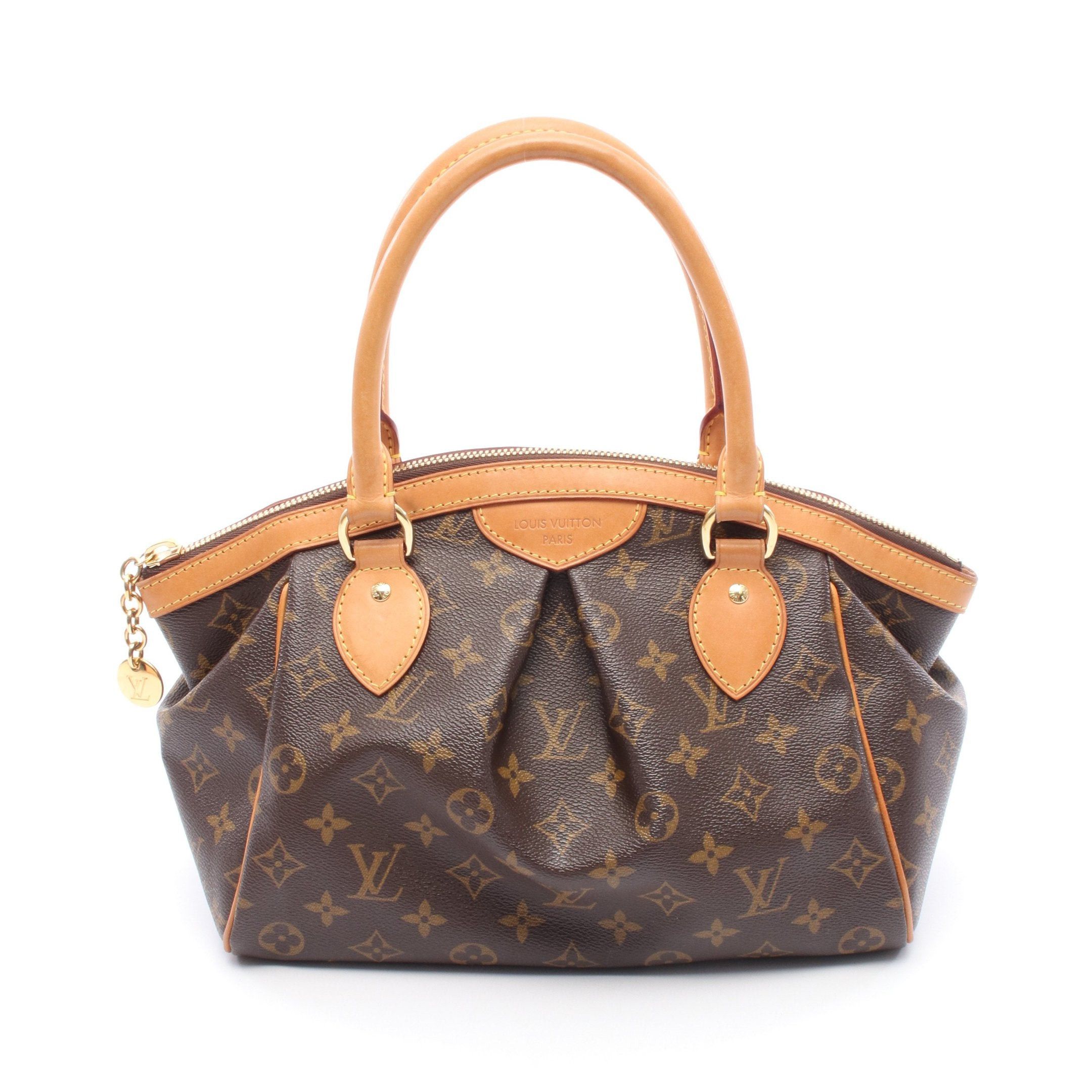 Louis Vuitton Tivoli Pm Monogram Handbag Leather Brown