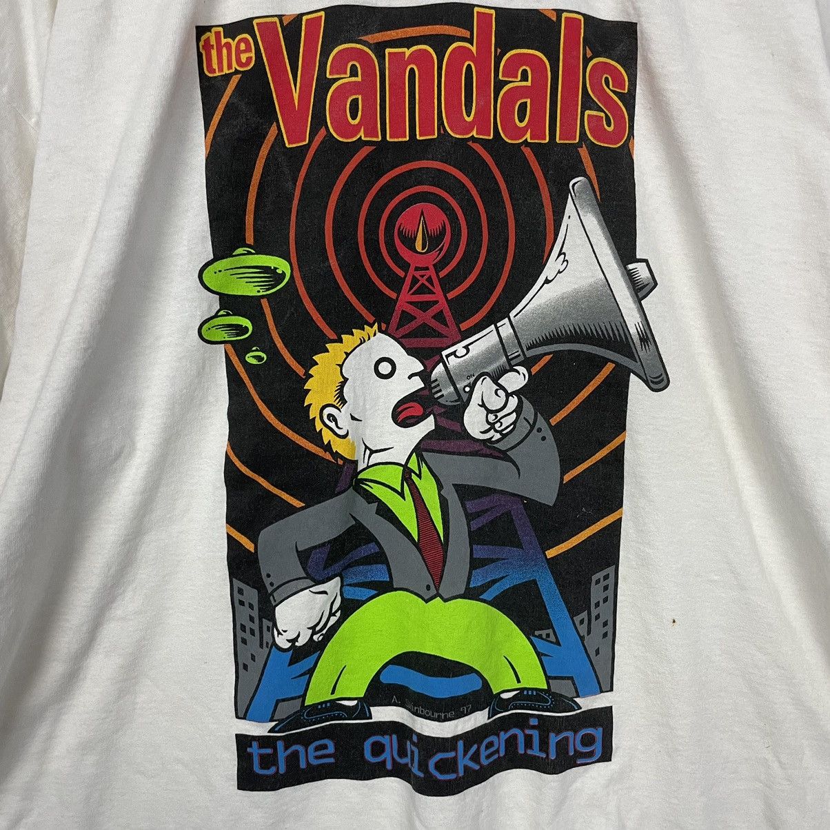 Band Tees × Vintage Rare!! Vintage 1997 the vandals punk rock tour t shirt Size US XL / EU 56 / 4 - 2 Thumbnail