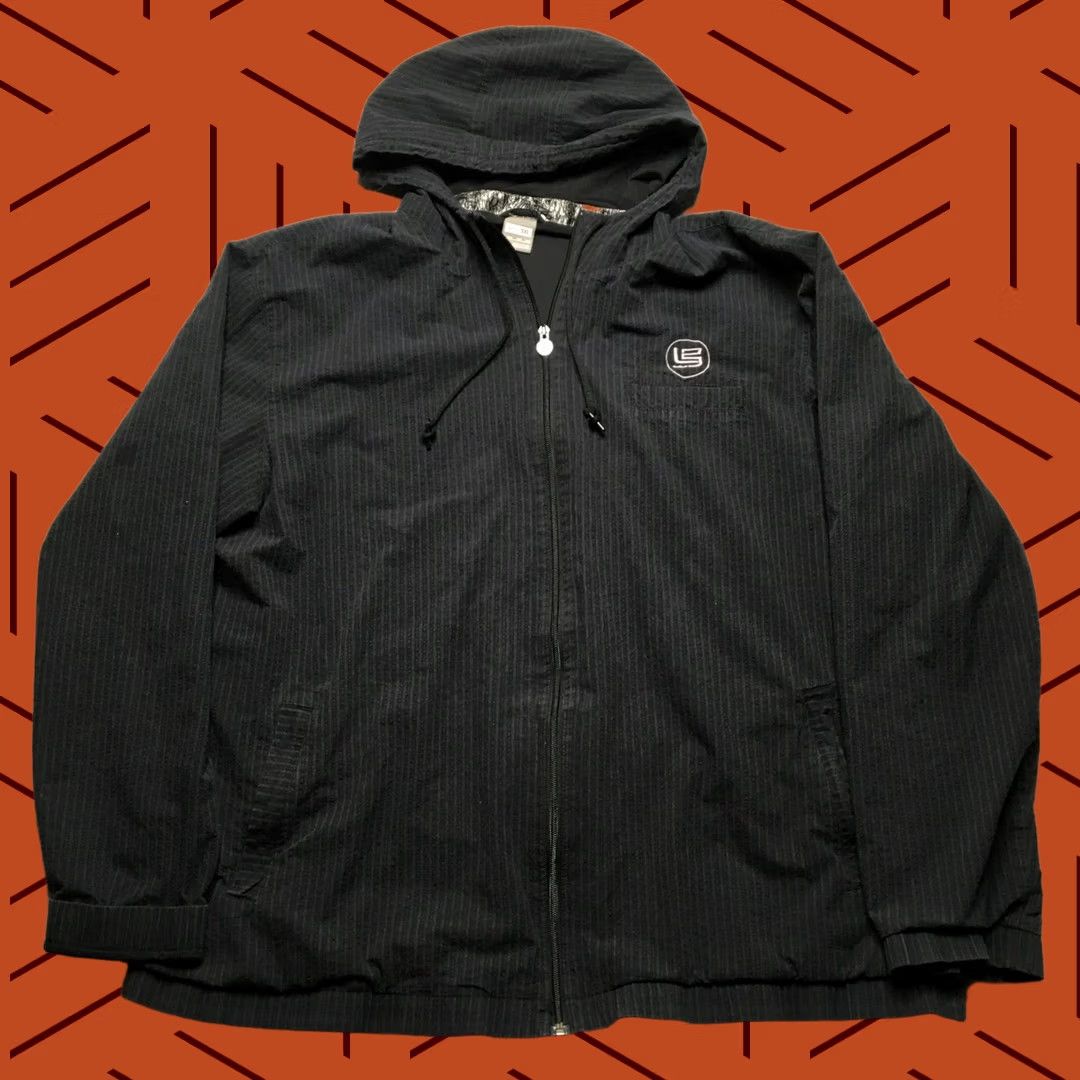 Nike Nike Hoodie Mens 3XL Black Striped Full Zip Logo Sports Winter Fall 90s Style Size US XXL / EU 58 / 5 - 1 Thumbnail