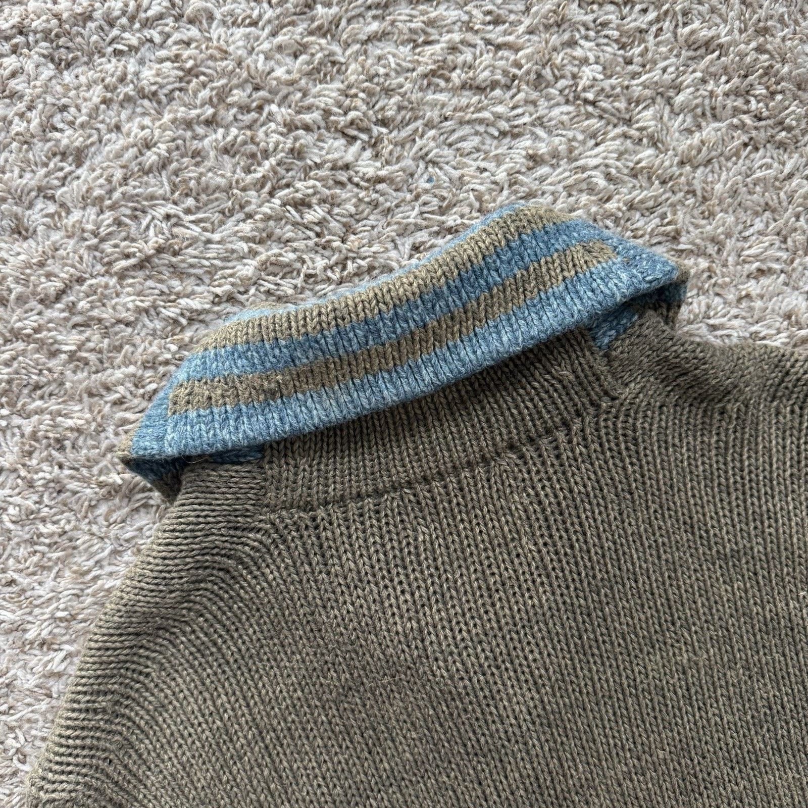 RRL Ralph Lauren × Ralph Lauren RRL Ralph Lauren Shawl Collar Cardigan Sweater Brown Linen Size US L / EU 52-54 / 3 - 6 Thumbnail