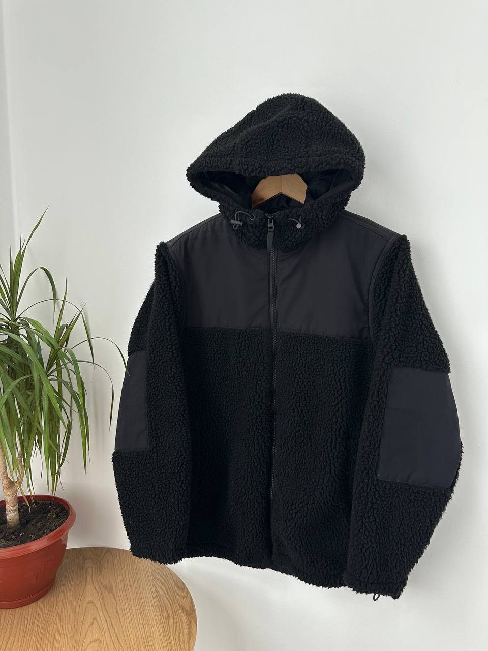 Japanese Brand × Vintage Vintage Teddy Black Fleece Faux Fur Stussy Style Jacket Size US M / EU 48-50 / 2 - 4 Thumbnail