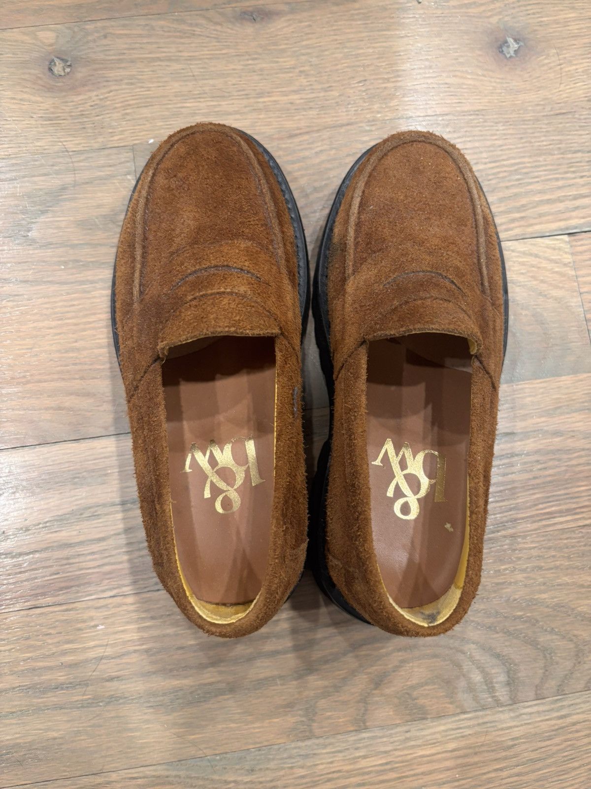 Blackstock & Weber Women’s Size 5.5 Blackstock & Weber Lugsole Suede Loafers Size US 5.5 / IT 35.5 - 2 Thumbnail