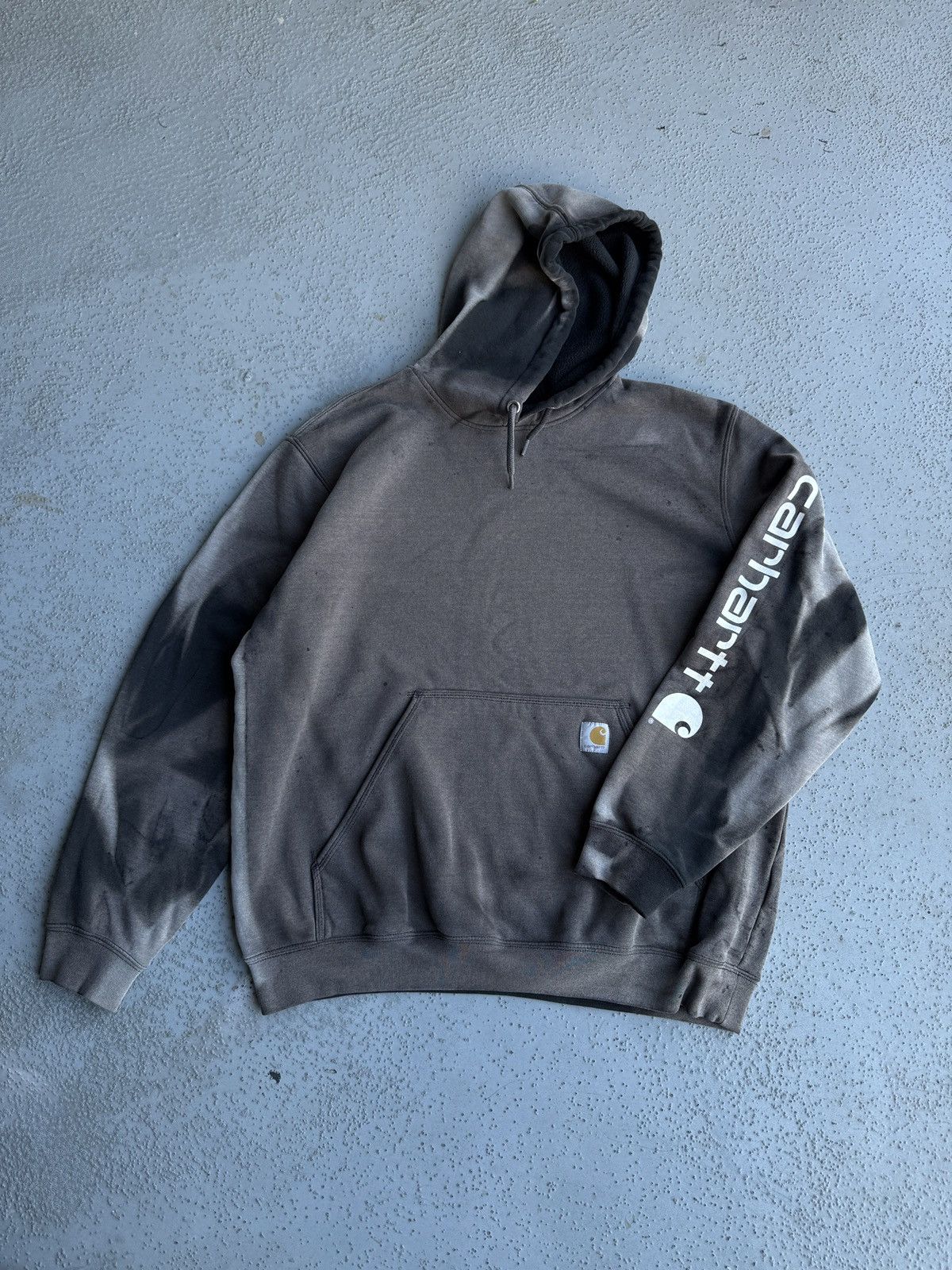 Carhartt PERFECTLY faded gray CARHARTT hoodie Large Size US L / EU 52-54 / 3 - 9 Thumbnail