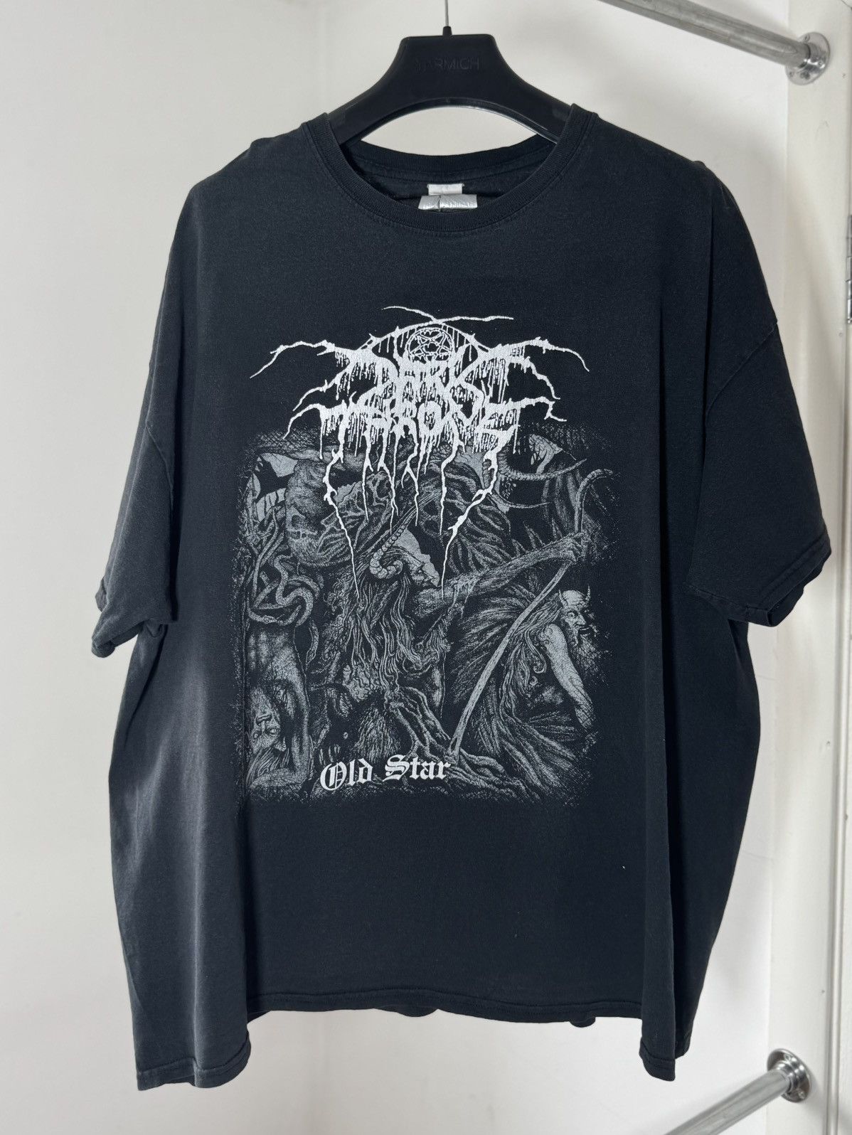 Band Tees Vintage DARKTHRONE Old Stat Black Metal Band Tee Size US XL / EU 56 / 4 - 1 Thumbnail