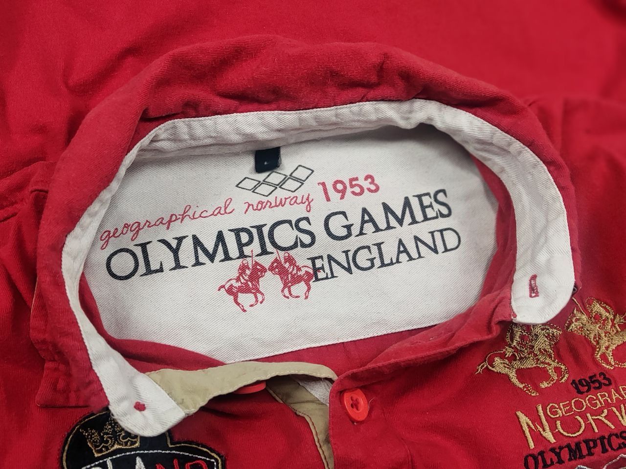 Polo Ralph Lauren Vintage 90's geographical norway polo shirt Ralph lauren Size US L / EU 52-54 / 3 - 14 Thumbnail