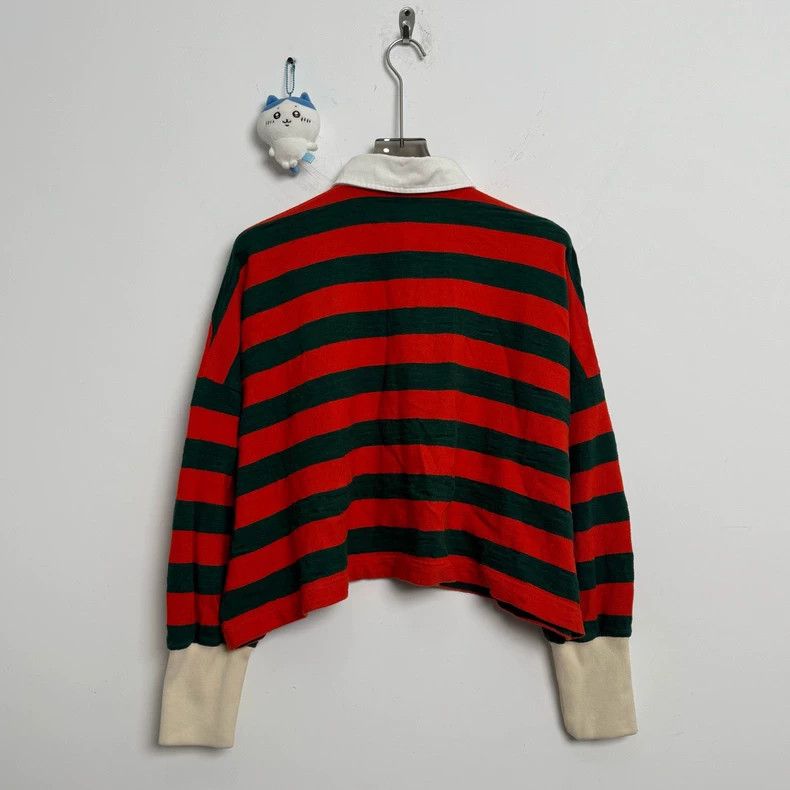 Loewe LOEWE Red and green striped sweater Size S / US 4 / IT 40 - 3 Thumbnail