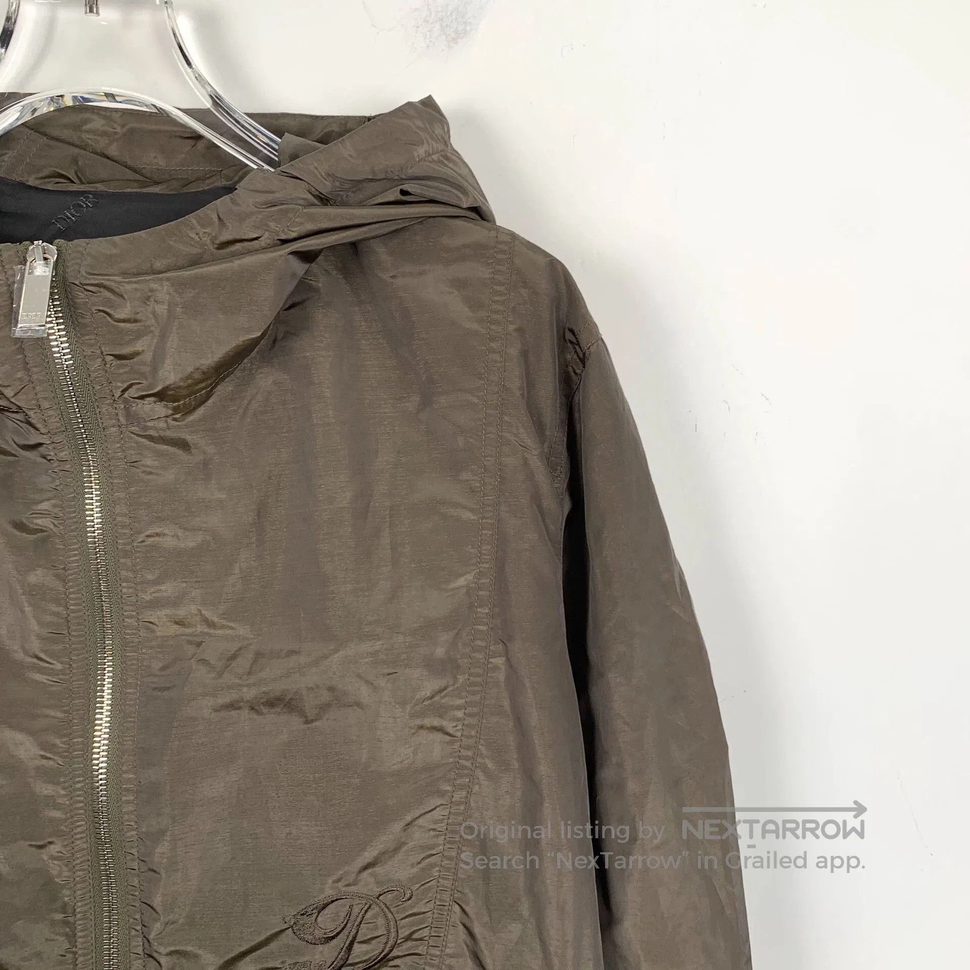 Dior dior brown logo embroidered hooded jacket. Size US M / EU 48-50 / 2 - 3 Thumbnail