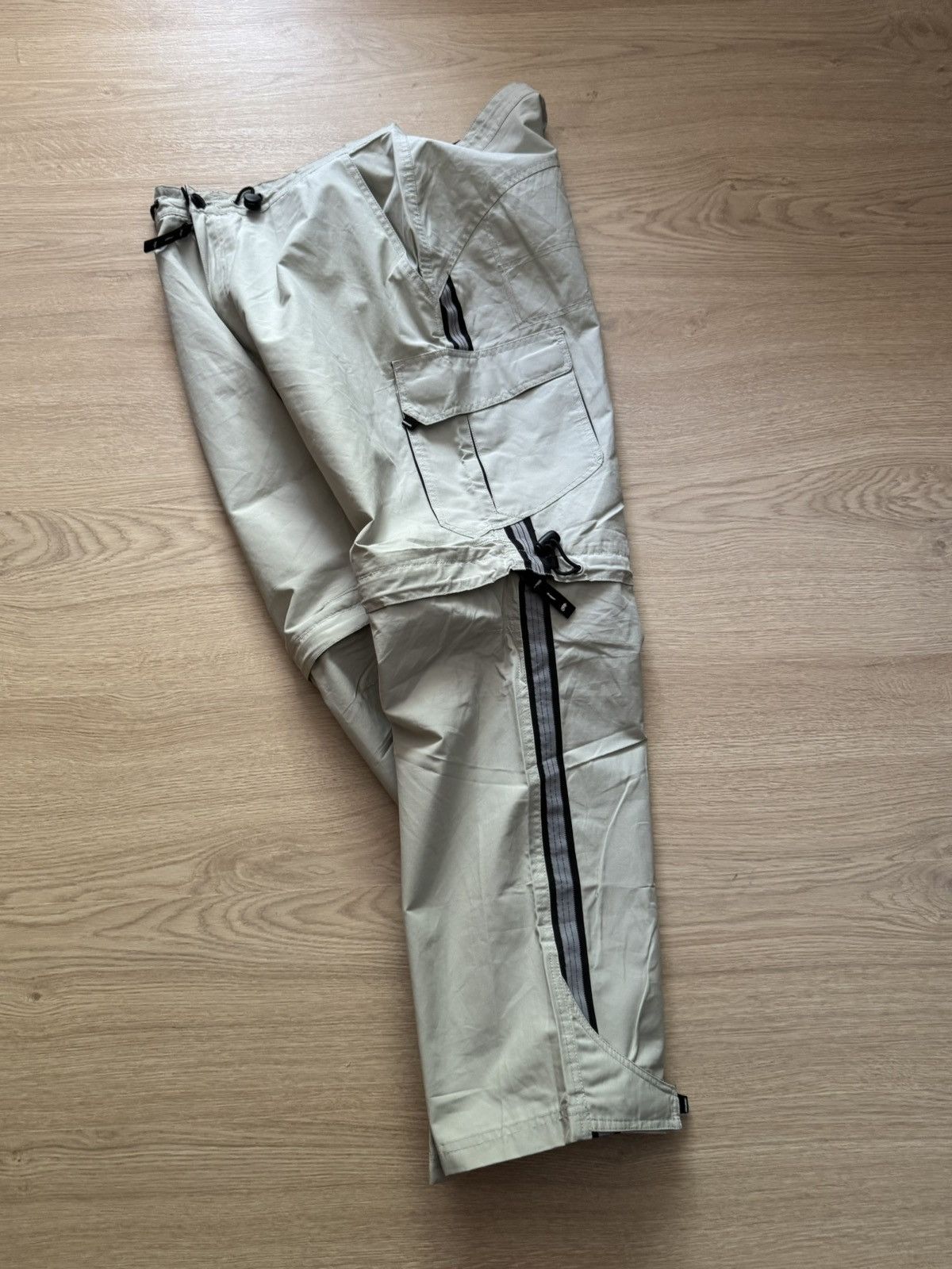 Japanese Brand Vintage Detail y2k Japanese Transformer Nylon Baggy Pants Size US 36 / EU 52 - 1 Thumbnail