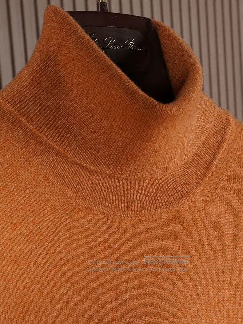 Loro Piana Loro Piana Men's Turtleneck Cashmere Sweater. Size US M / EU 48-50 / 2 - 2 Thumbnail