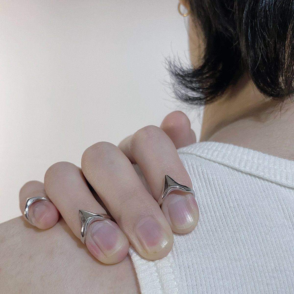 Jewelry Matchless Jewelry Rings Open Size Chrome Ring (Size 7-13) Size ONE SIZE - 4 Thumbnail