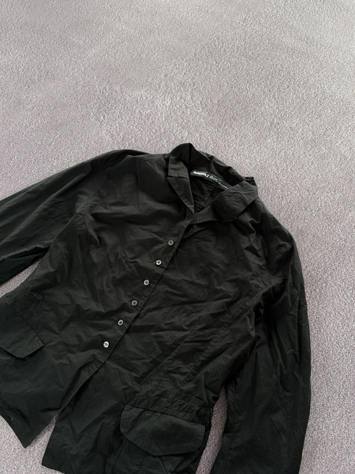 Rundholz Rundholz Avant Garde Abstract Goth Vibe Button Up Shirt Size L / US 10 / IT 46 - 6 Thumbnail