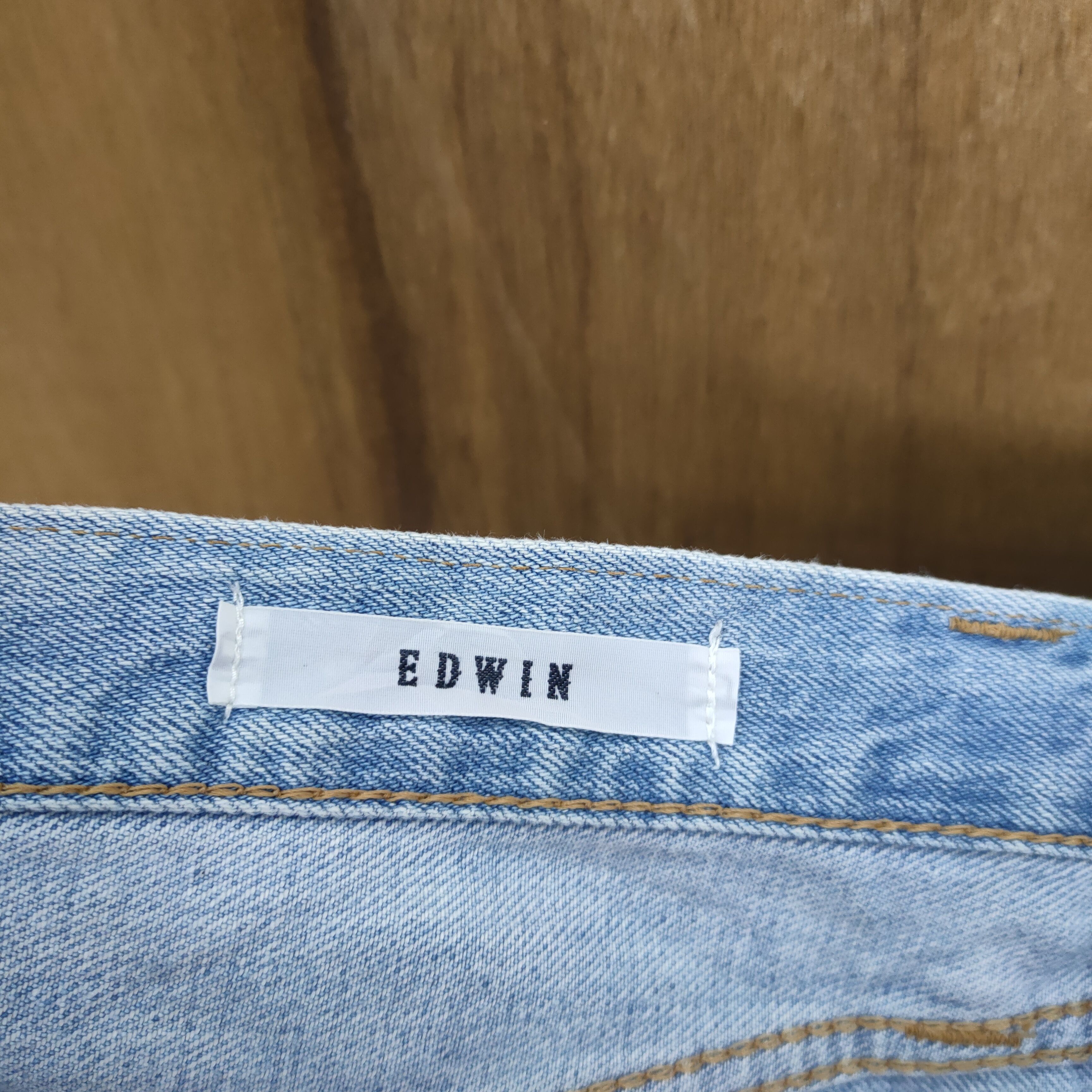 Edwin EDWIN DISTRESSED LIGHT BLUE SKINNY JEAN PANTS Size US 32 / EU 48 - 12 Thumbnail