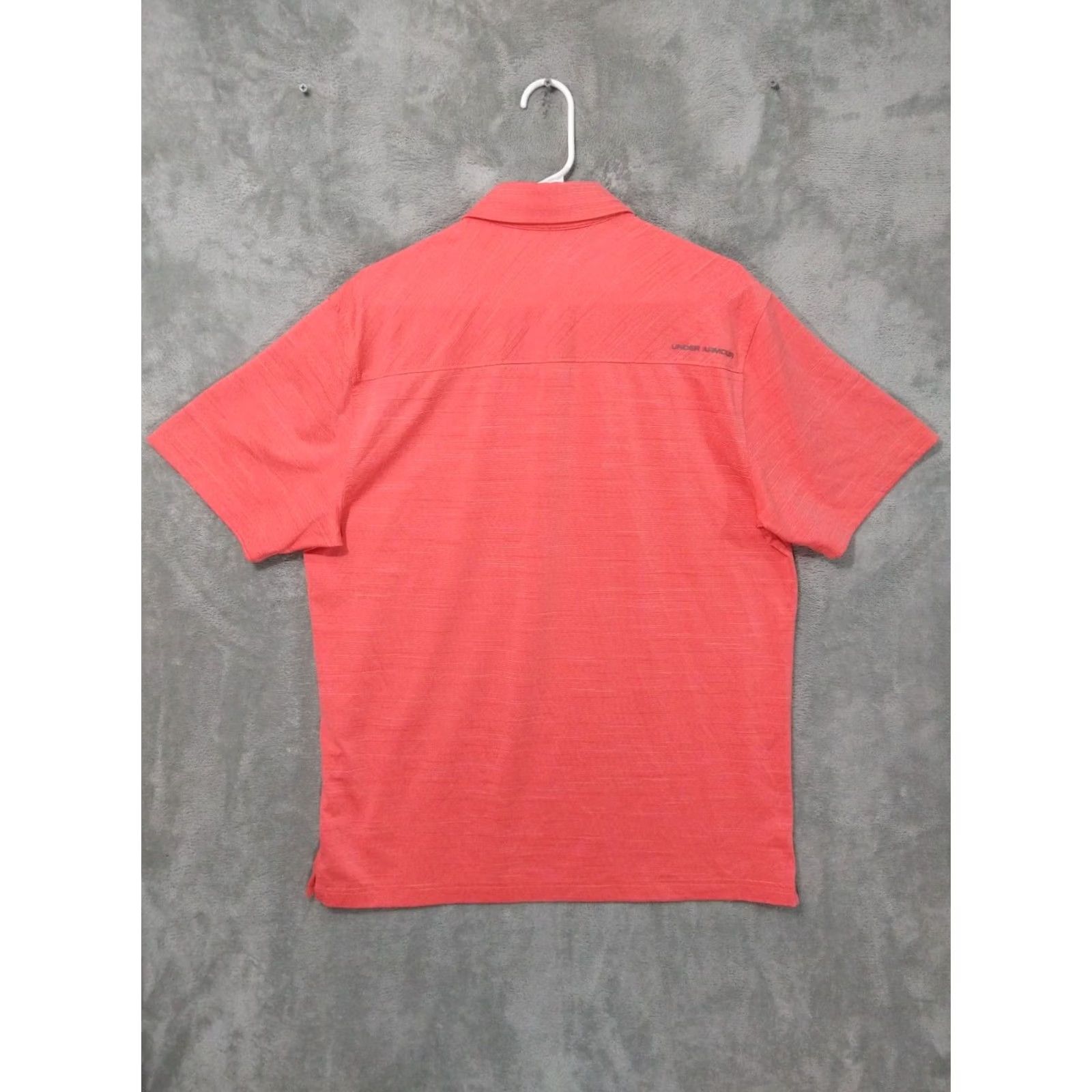 Under Armour Under Armour Shirt Men Large Orange Polo Loose HeatGear Performance Short Sleeve Size US L / EU 52-54 / 3 - 2 Thumbnail