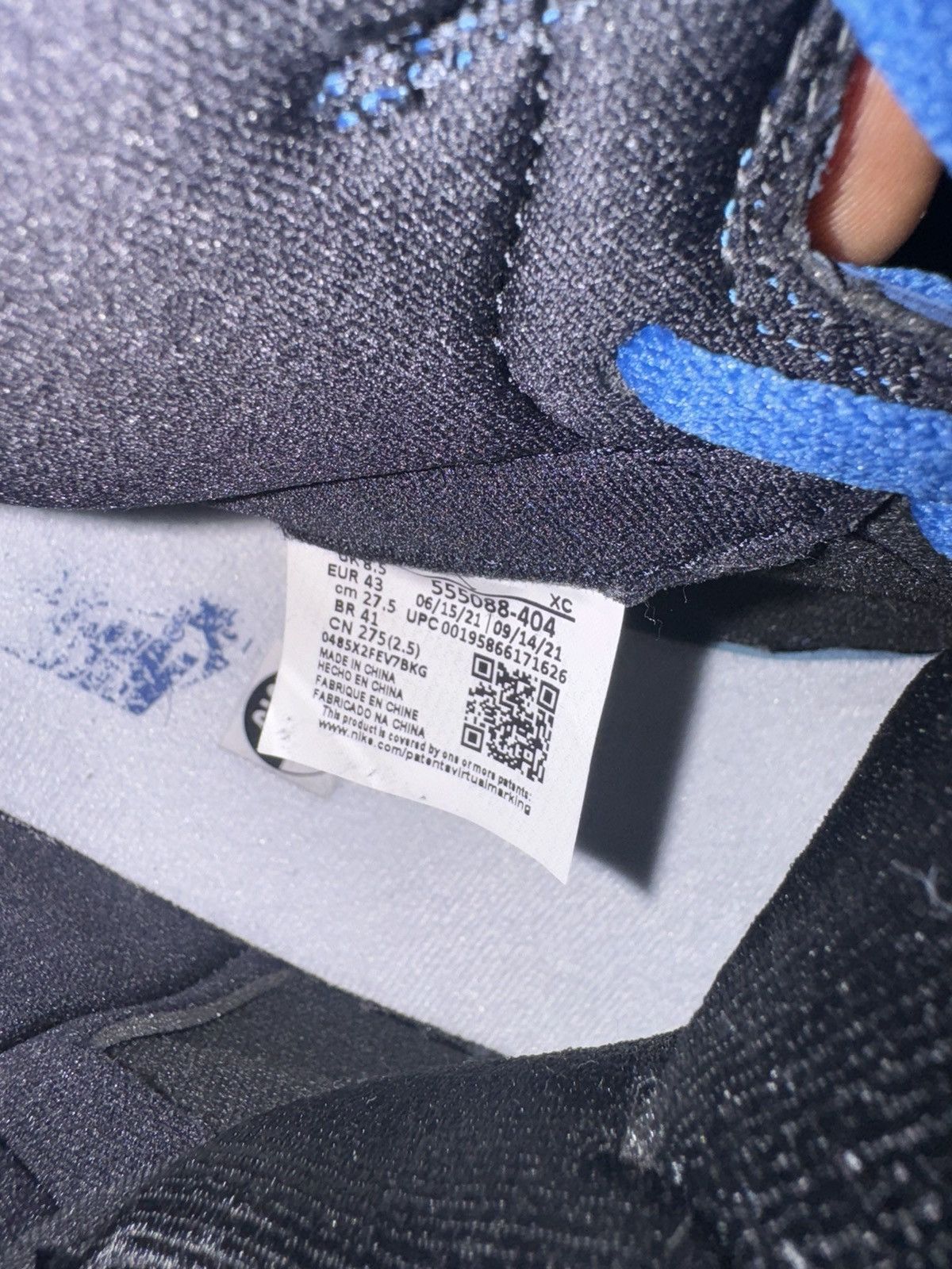 Nike Air Jordan 1 Size US 9.5 / EU 42-43 - 4 Thumbnail