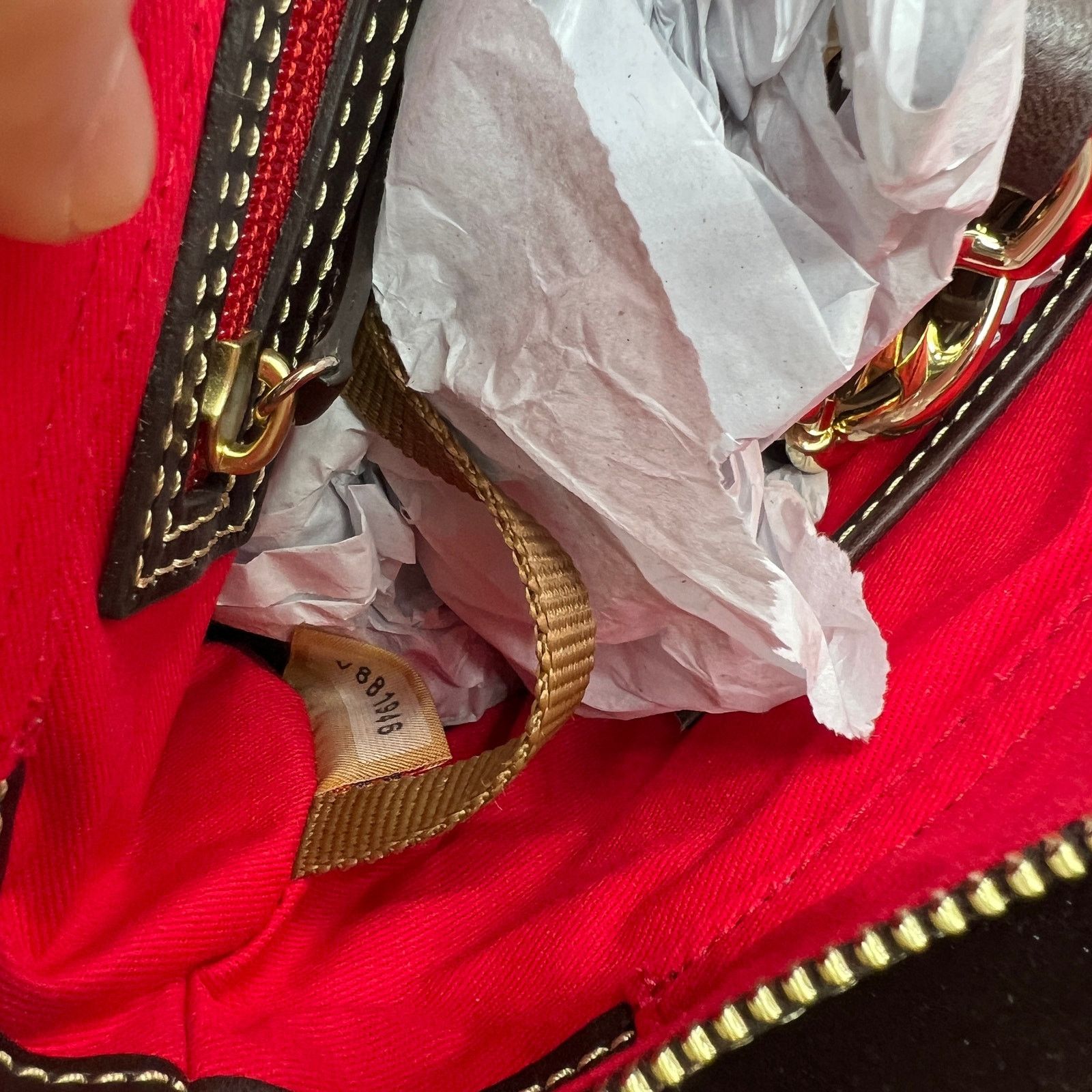 Dooney & Bourke Dooney & Bourke Denison Croco Top Handle Tote Espresso Size ONE SIZE - 17 Thumbnail