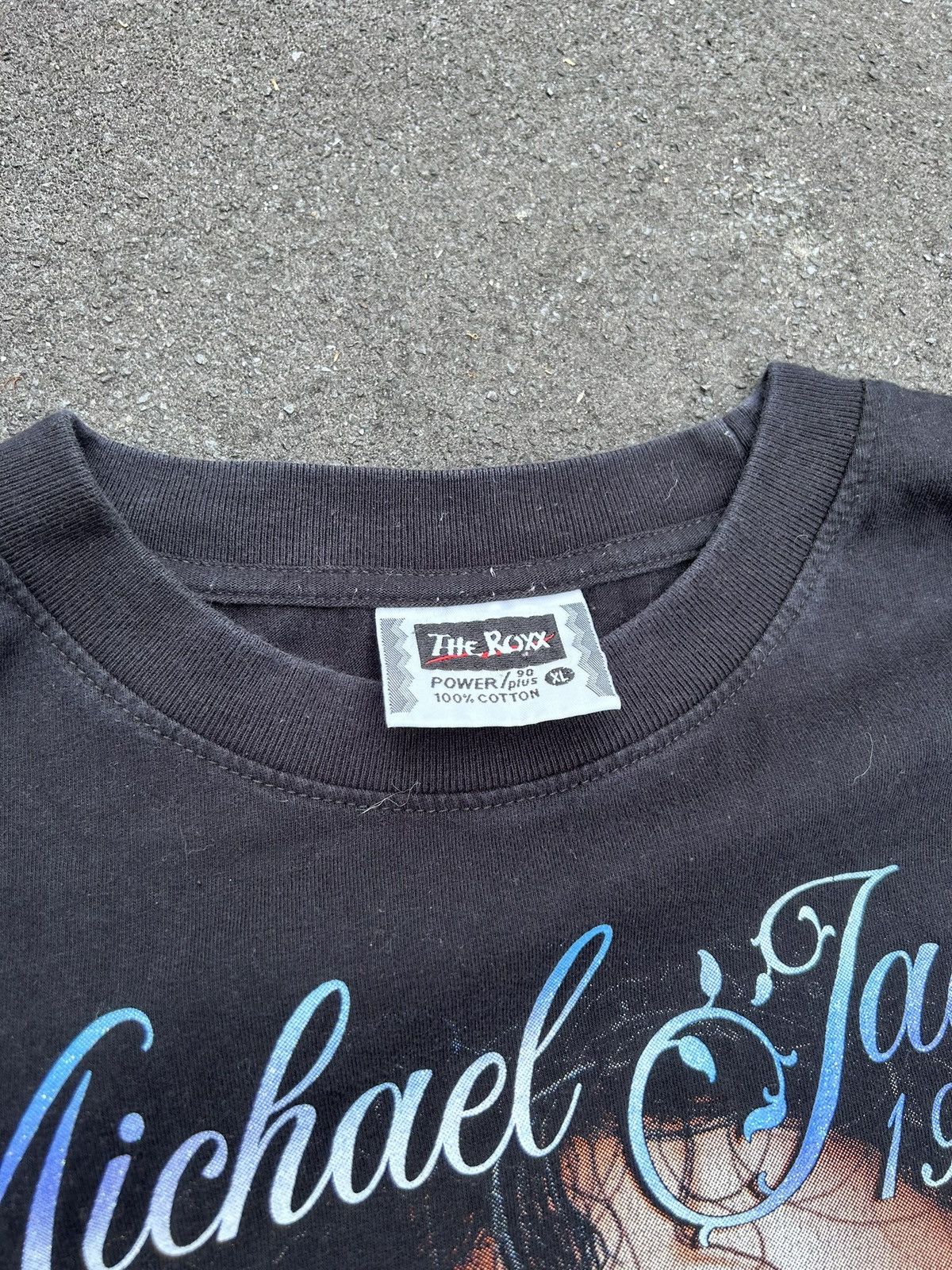 Vintage Michael Jackson 90’s Single Stitch The Roxx T-Shirt Size US XL / EU 56 / 4 - 3 Thumbnail