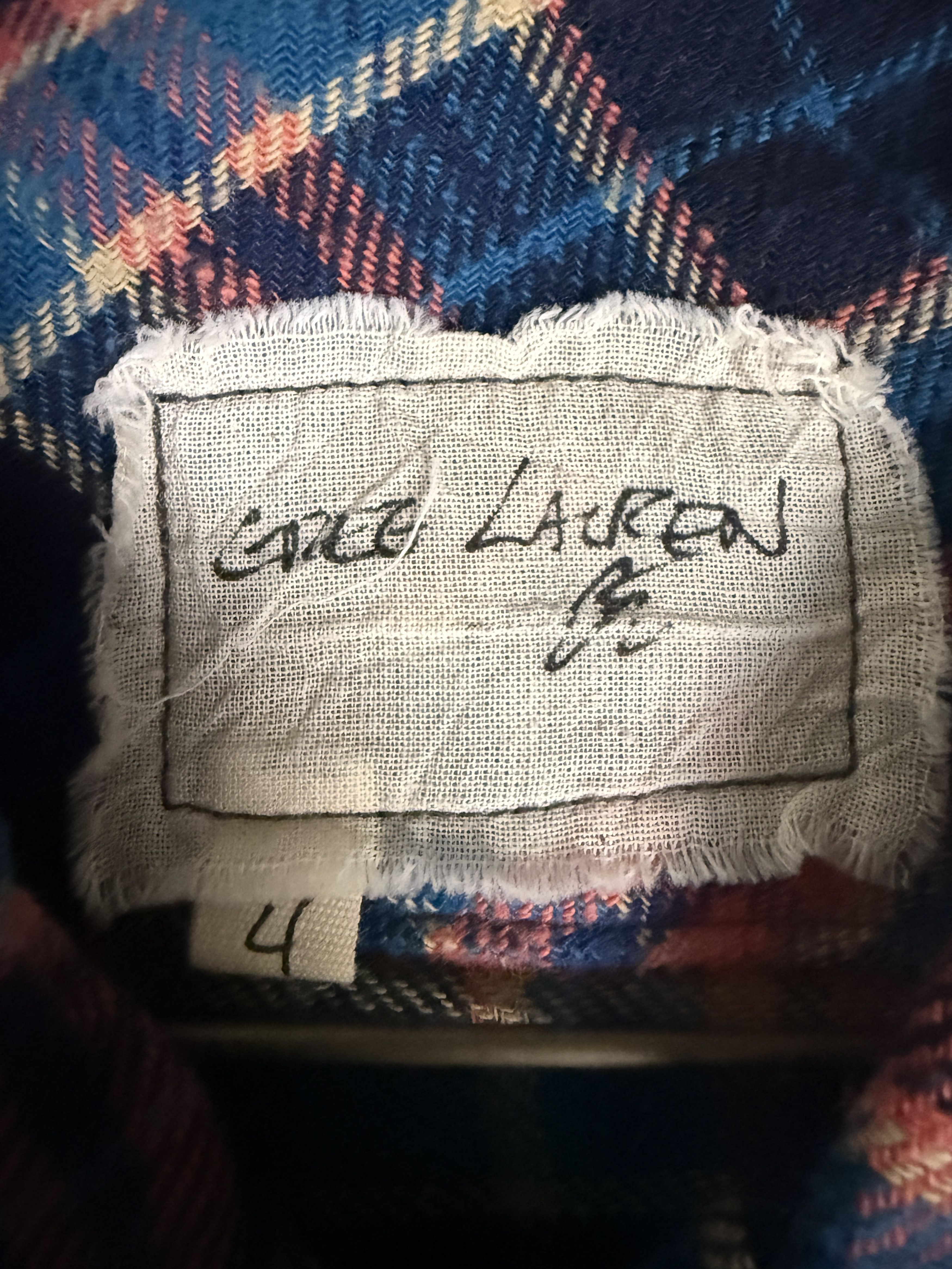 Greg Lauren $795 Greg Lauren Plaid Short Sleeve Shirt Size US XL / EU 56 / 4 - 6 Thumbnail