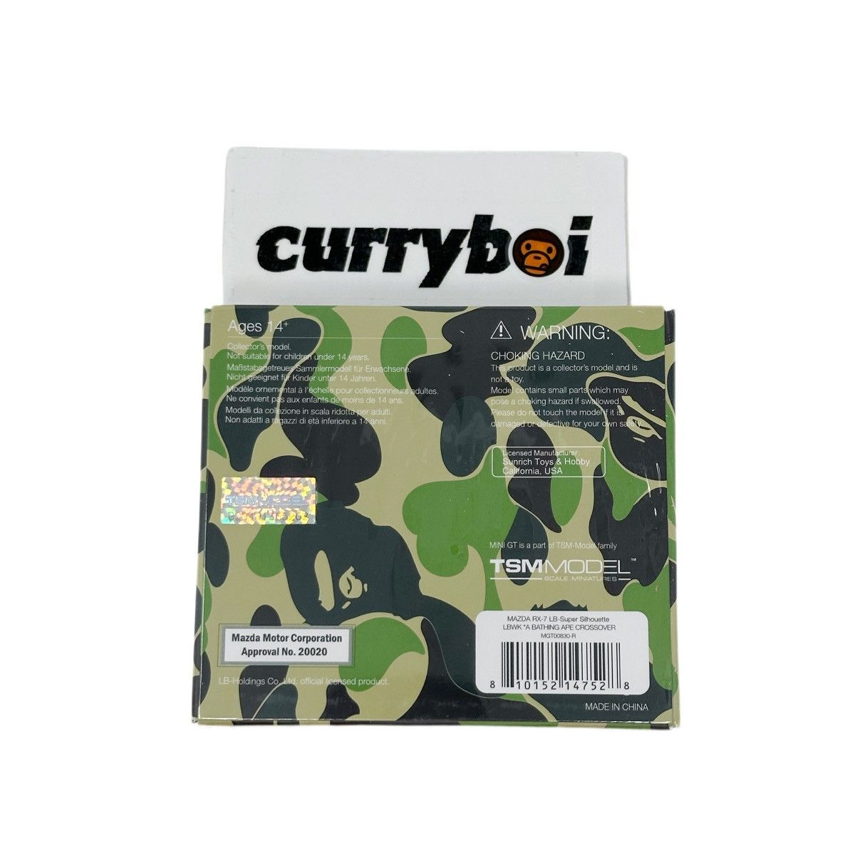 Bape BAPE X LBWK Mini GT ABC Camo McLarren 720S 1/64 Size ONE SIZE - 6 Thumbnail