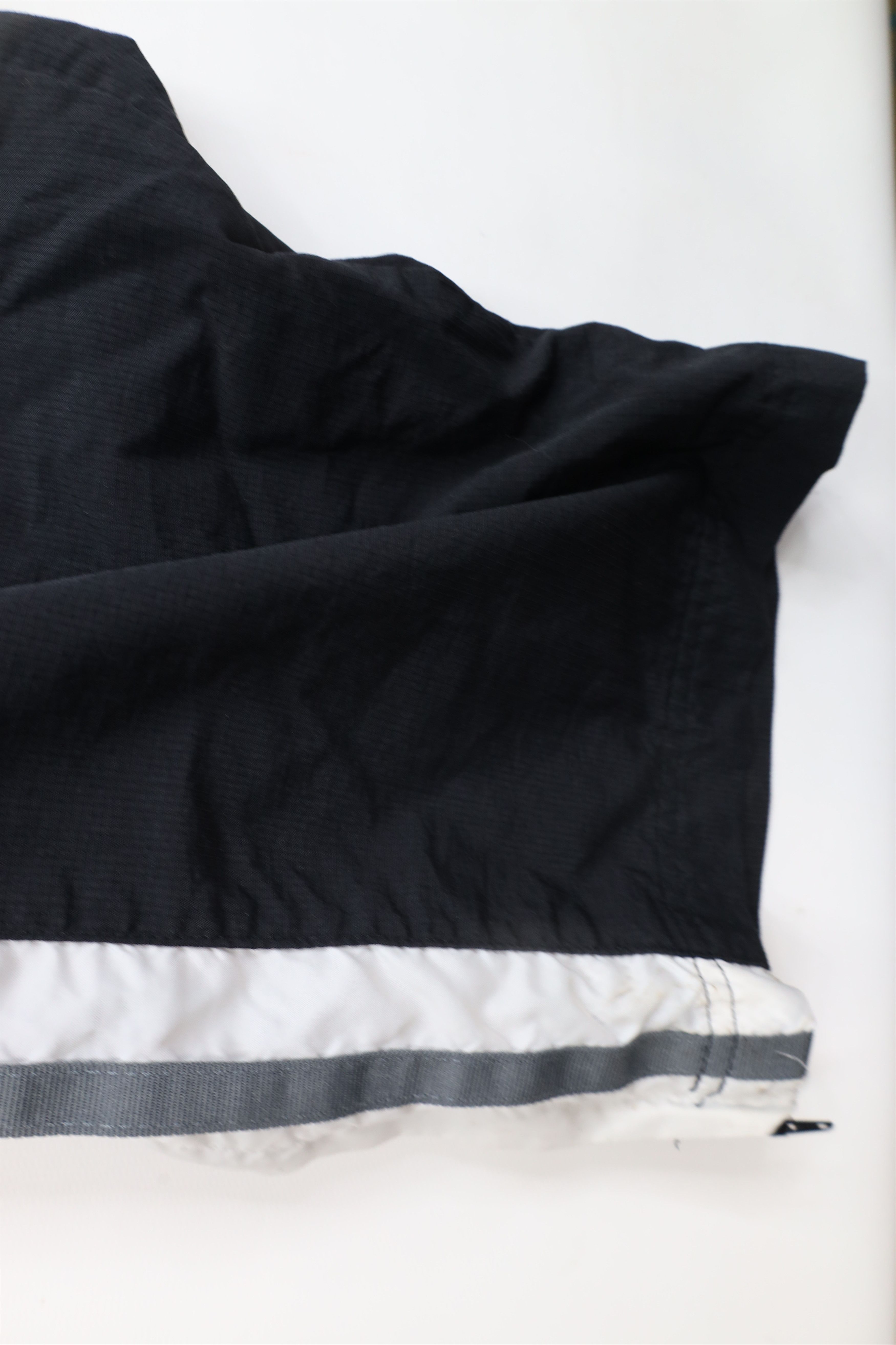 Reebok × Vintage Vintage 90s Reebok Lined Wide Leg Windbreaker Pants Black Size US 40 / EU 56 - 7 Thumbnail