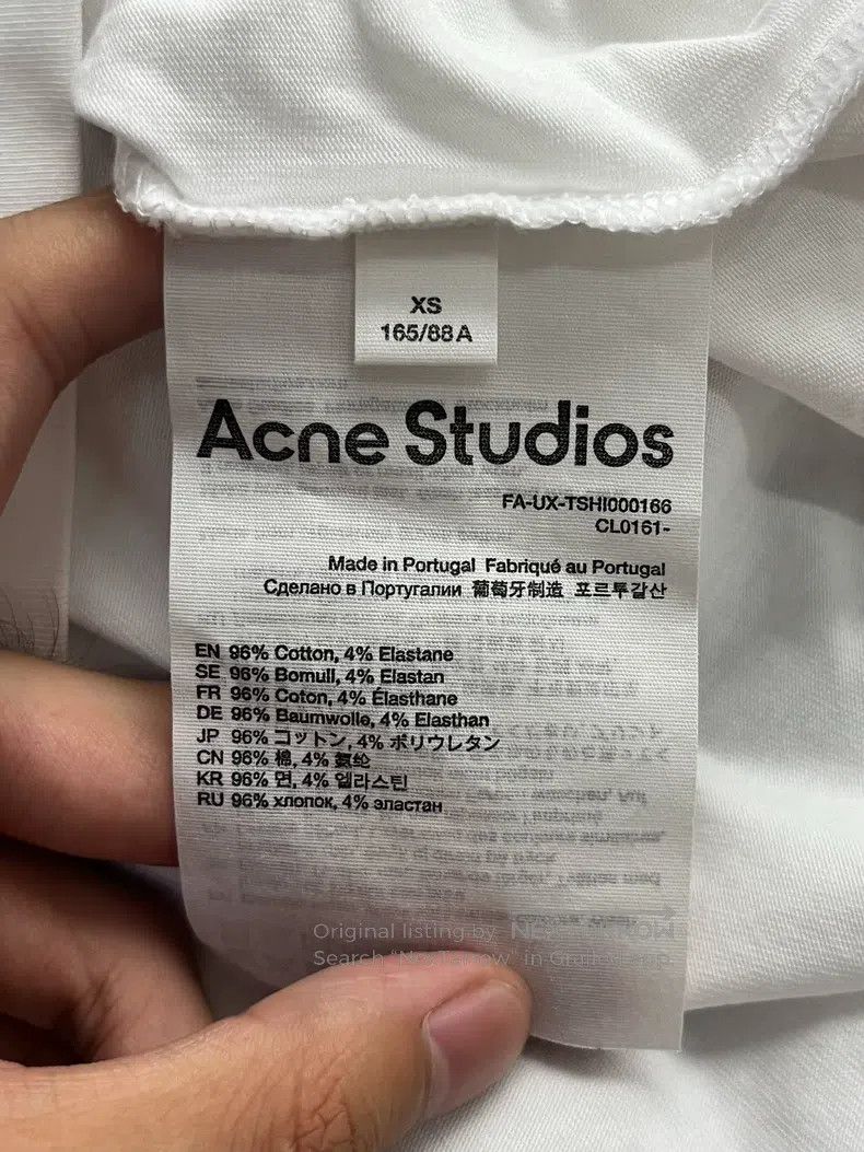 Acne Studios Acne Studios Face Smile Printed Solid Color Round Neck Fak Size US XS / EU 42 / 0 - 4 Thumbnail