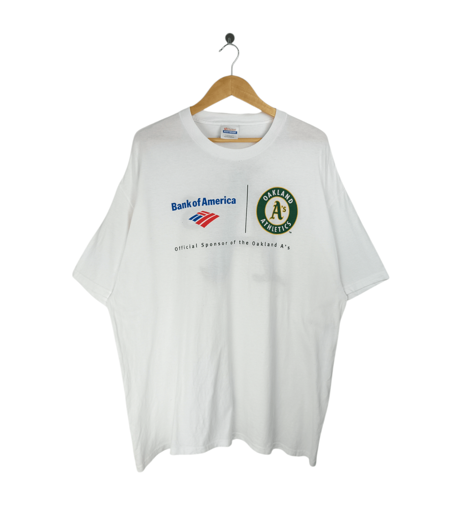 MLB VINTAGE 90'S OAKLAND ATHLETICS X BANK OF USA MLB VERY RARE Size US XL / EU 56 / 4 - 1 Thumbnail